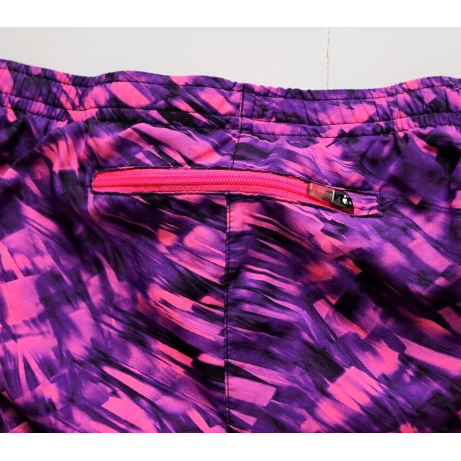 Nike Nike Running Shorts Women S Elastic Waist Pocket Pink Purple Size 28" / US 6 / IT 42 - 3 Thumbnail