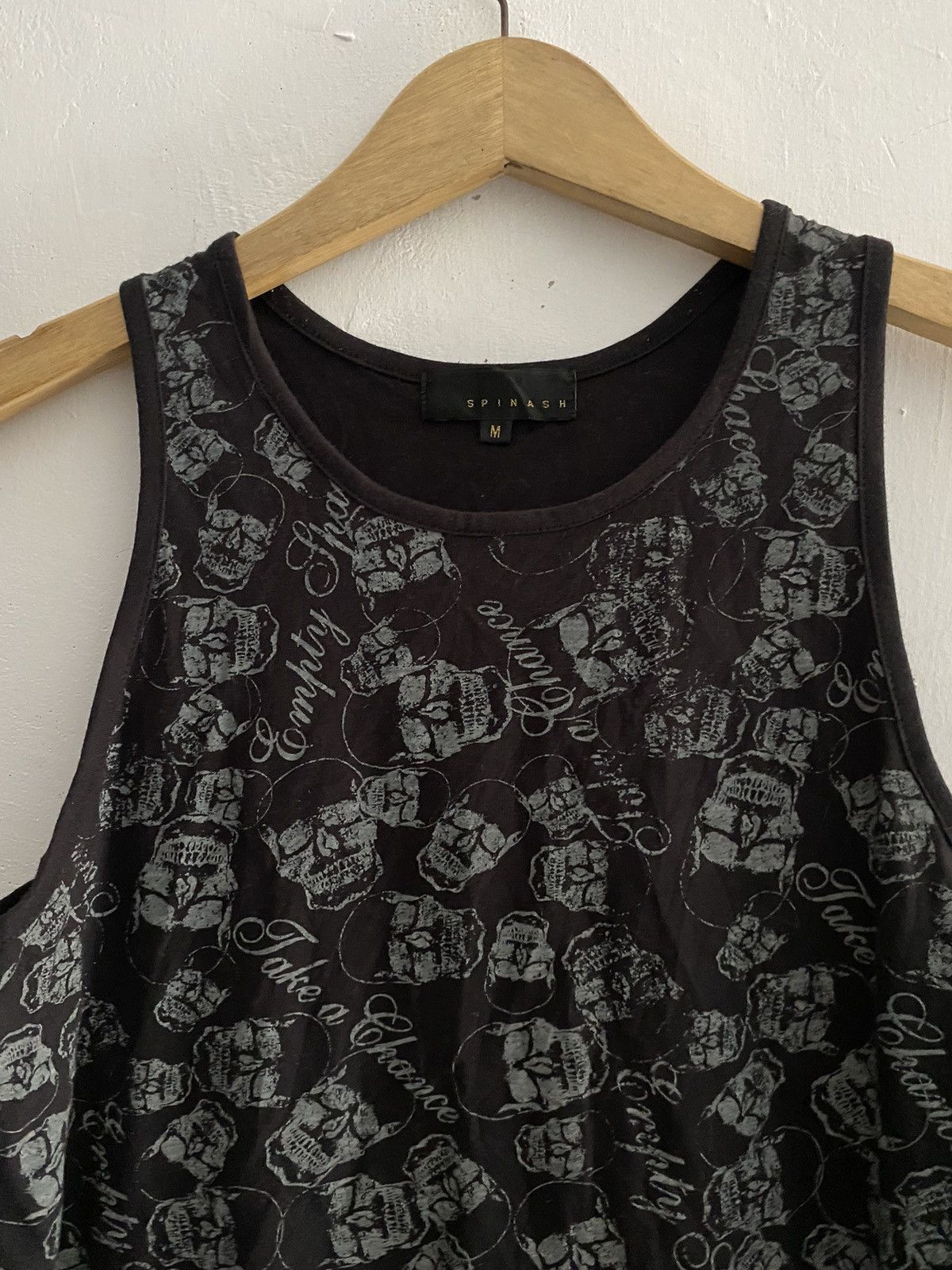 If Six Was Nine × Japanese Brand × Le Grande Bleu (L.G.B.) Spinash punk skull tank top Size US M / EU 48-50 / 2 - 3 Thumbnail