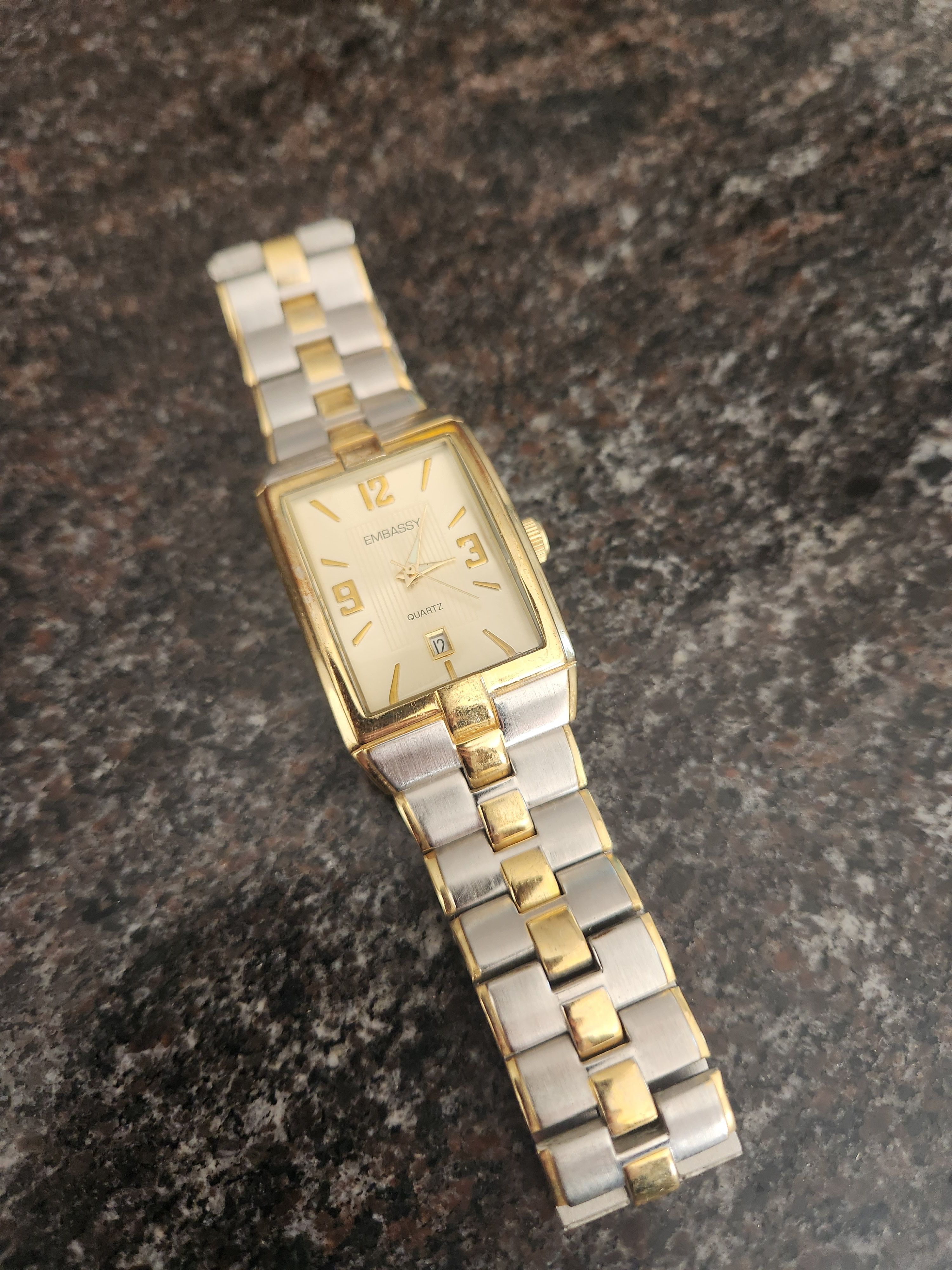 Embassy Row EMBASSY Men's Watch Gold Silver Size ONE SIZE - 1 Thumbnail
