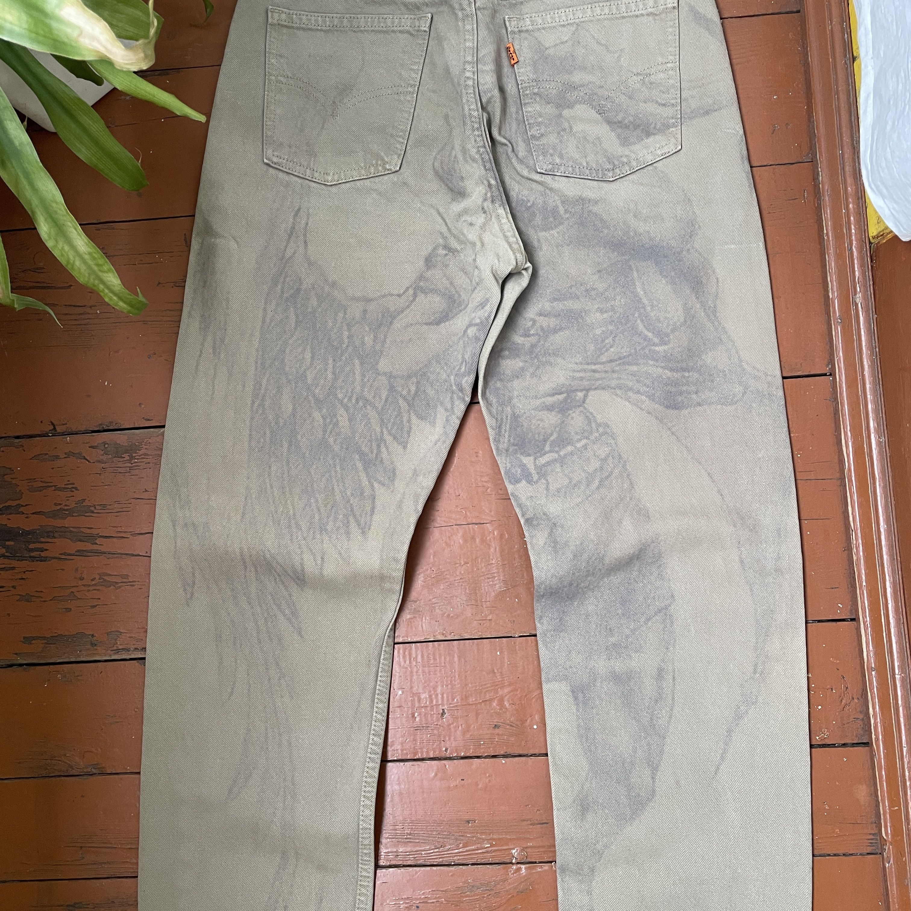 Levi's Levi's custom pants devil and angels opium y2k faded rare Size US 32 / EU 48 - 7 Thumbnail