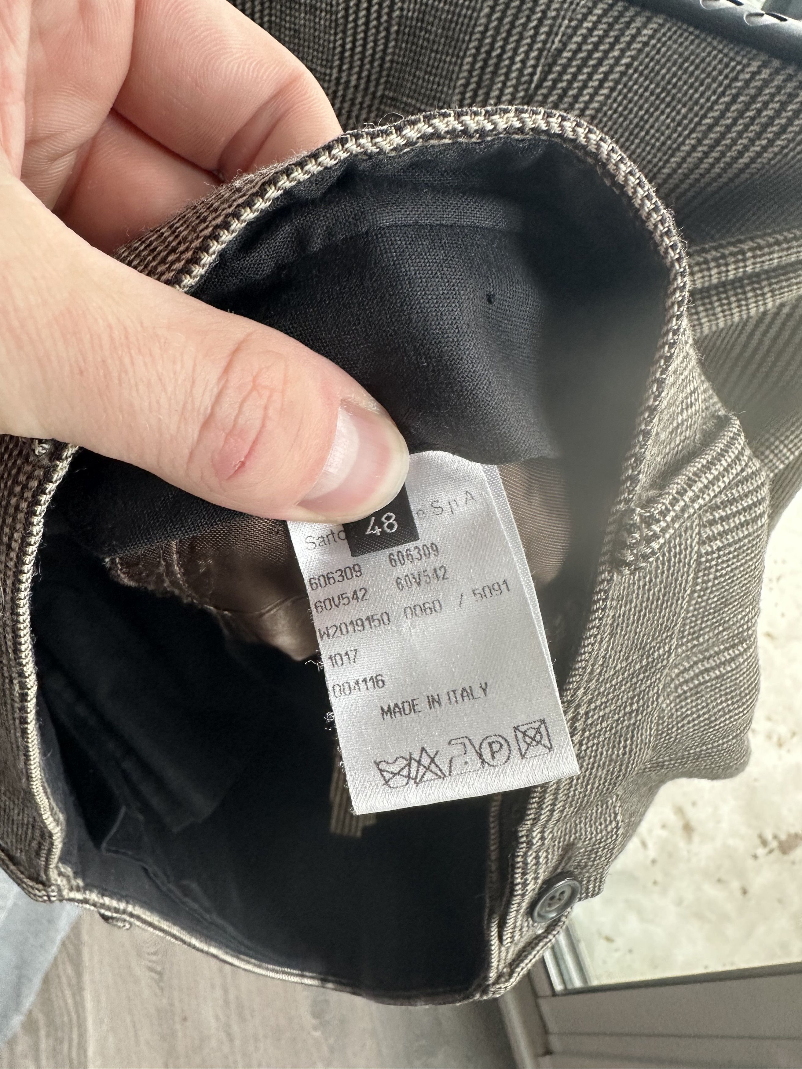 Savile Row Flannel Prince Of Whales Check Size 38R - 10 Thumbnail