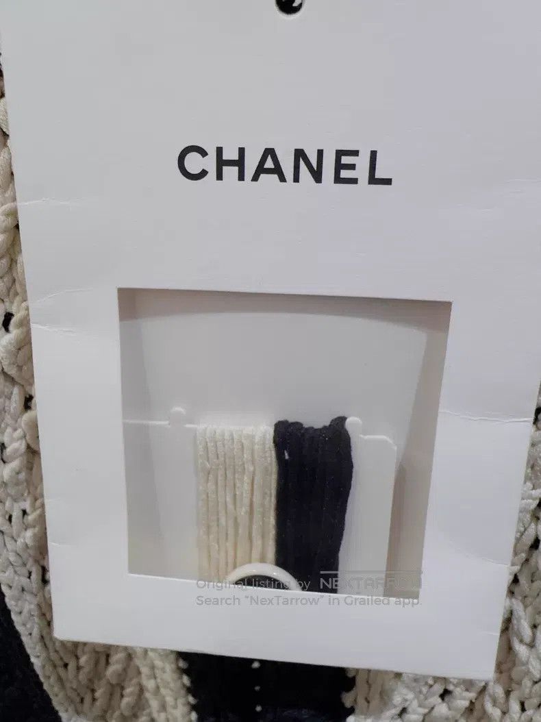 Chanel Chanel 22C black and white thick line knitted cardigan coa Size XS / US 0-2 / IT 36-38 - 4 Thumbnail