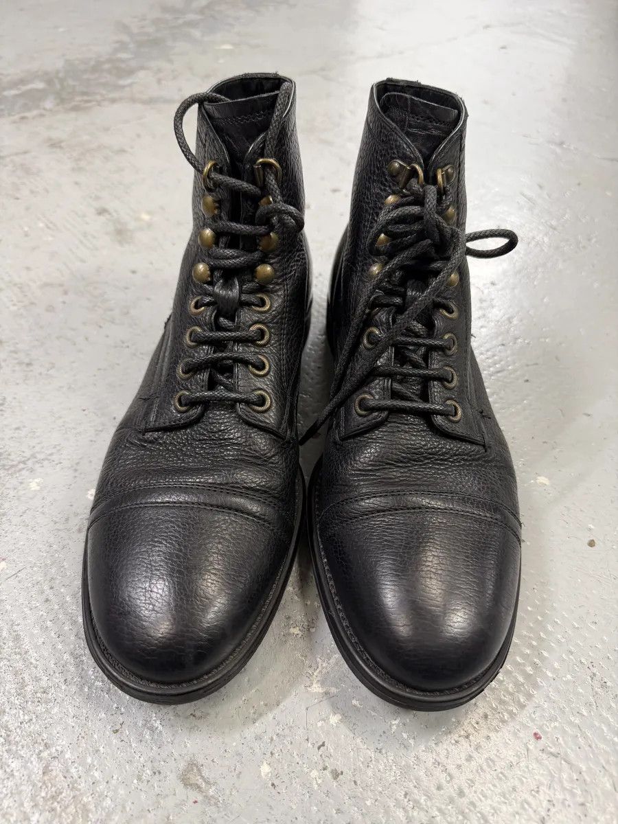 Dolce & Gabbana 2000s Dolce & Gabbana Black Leather Combat Boots Size US 8 / EU 41 - 5 Thumbnail