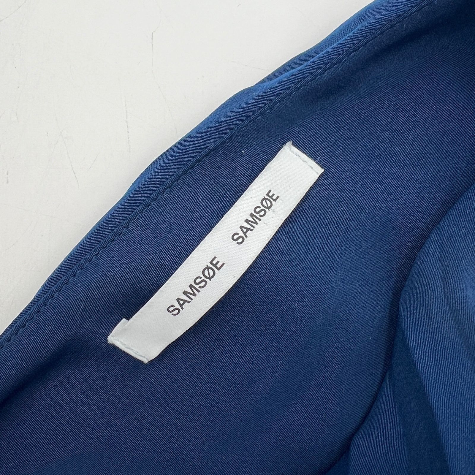 Samsoe Samsoe Samsoe Samsoe Annico Dress Pleated Maxi Blue Size S / US 4 / IT 40 - 3 Thumbnail