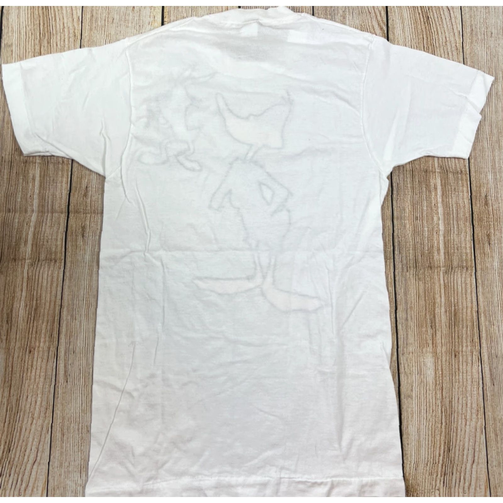 Vintage VINTAGE Looney Tunes Daffy Duck & Bugs Bunny T Shirt White Size S Men's 90s Size US S / EU 44-46 / 1 - 4 Thumbnail