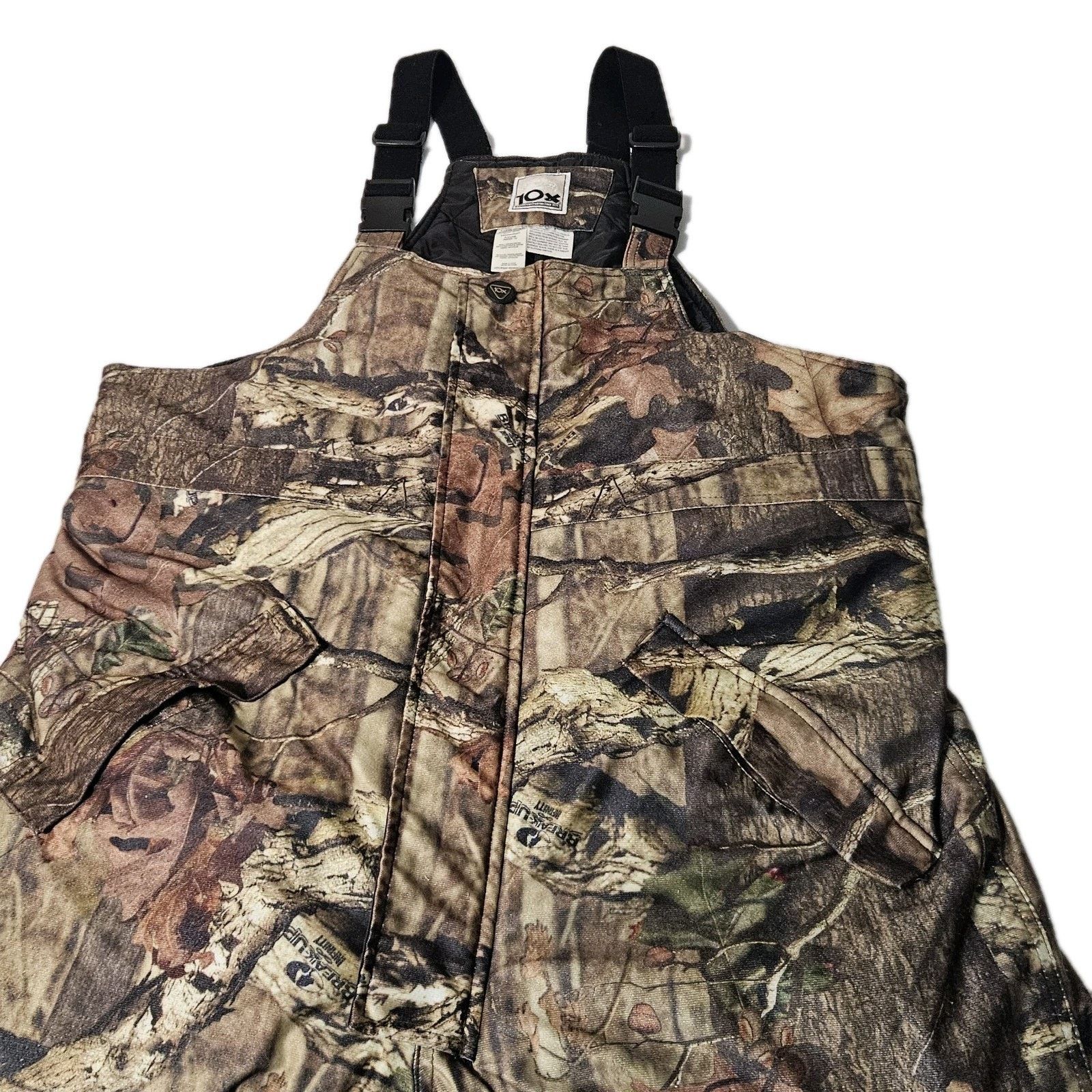 1017 ALYX 9SM 10X Hunting Bib Overalls + Jacket Men's XL Camo Break Up Size US 42 / EU 58 - 14 Thumbnail