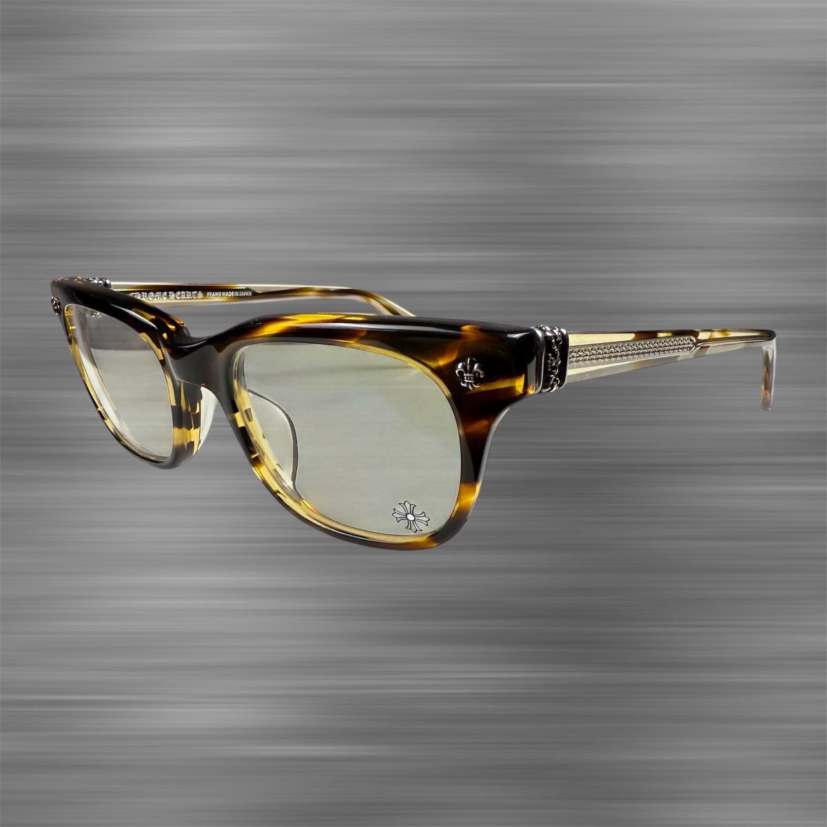 Chrome Hearts Chrome Hearts ‘Instabutt’ Fleur Tortoise Shell Size ONE SIZE - 1 Thumbnail