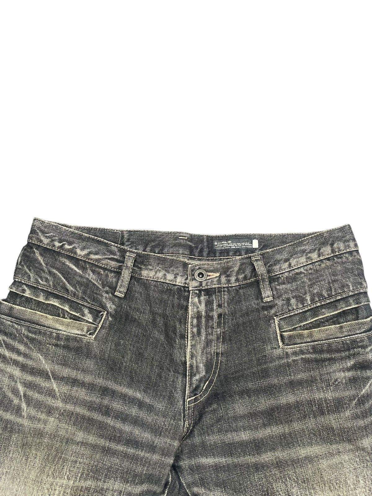 Designer × L7 Real Hip L7 Real Hip Flare Distresed Denim Size US 34 / EU 50 - 4 Thumbnail