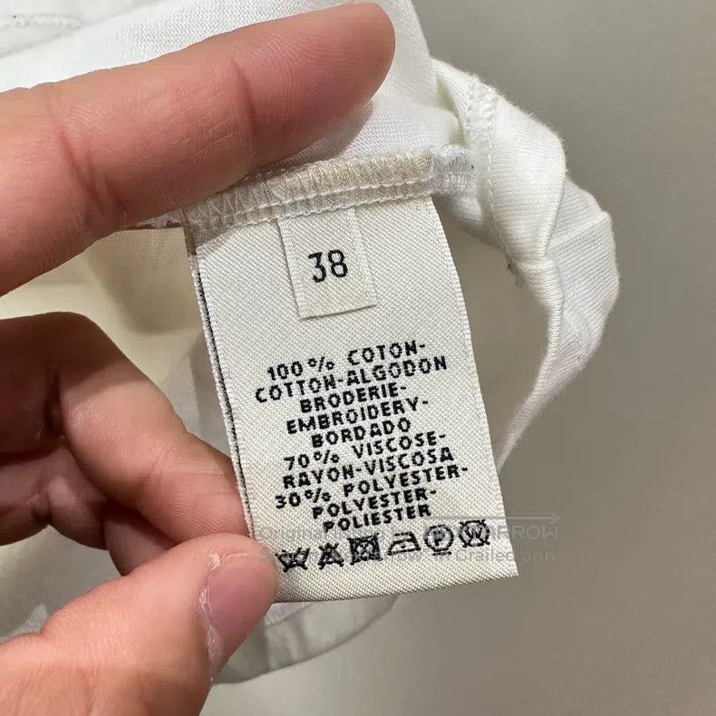 Hermes Hermes Chest Pocket Slogan Embroidered Short Sleeve Size XS / US 0-2 / IT 36-38 - 4 Thumbnail