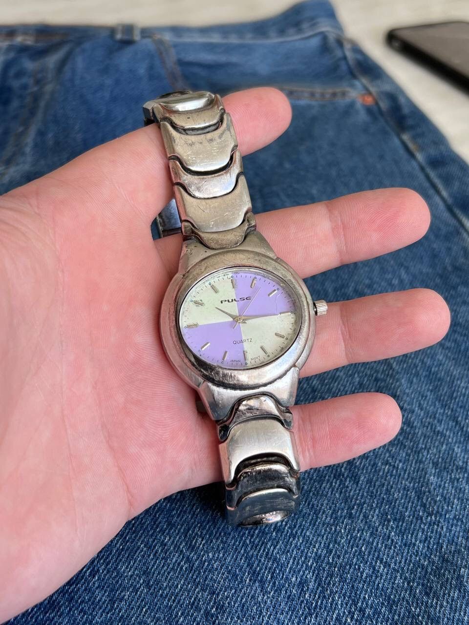 Japanese Brand × Vintage Vintage Japanese style futuristic Watch Pulse 00s Size ONE SIZE - 1 Thumbnail