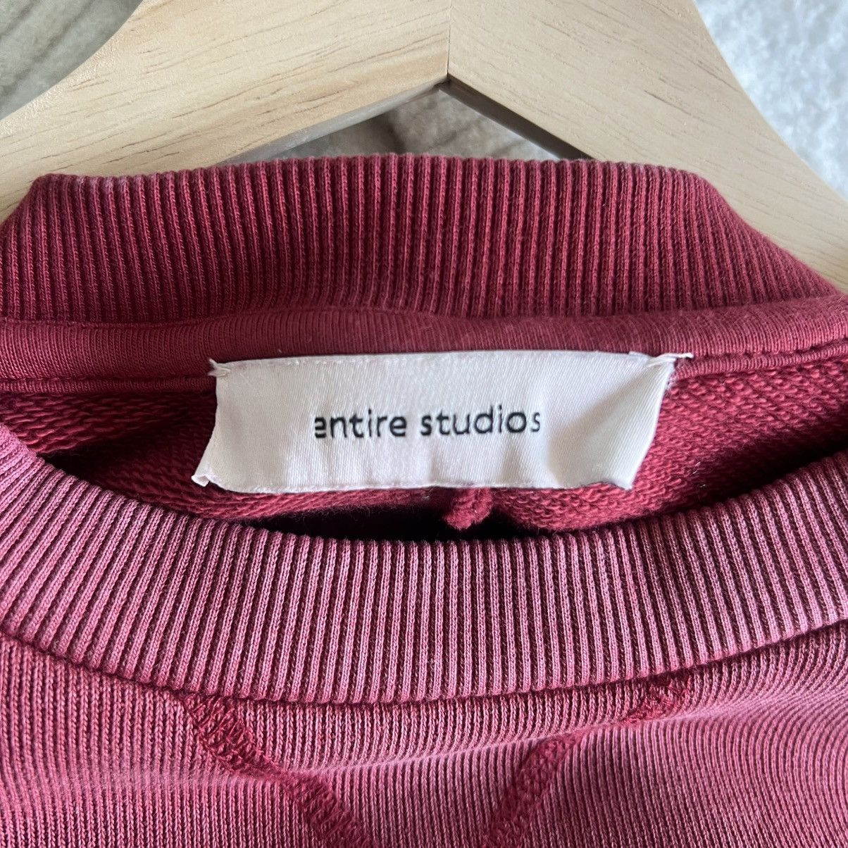 Entire Studios RARE ENTIRE STUDIOS Sunfaded Red Crewneck 1 of 1 Sample Size US M / EU 48-50 / 2 - 6 Thumbnail