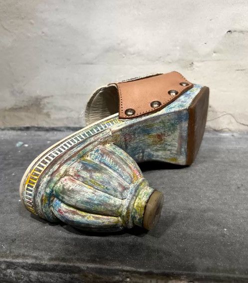 Share Spirit Homme Share Spirit Early Handcrafted Crystal Painted Sole Heels Size US 6.5 / IT 36.5 - 5 Thumbnail
