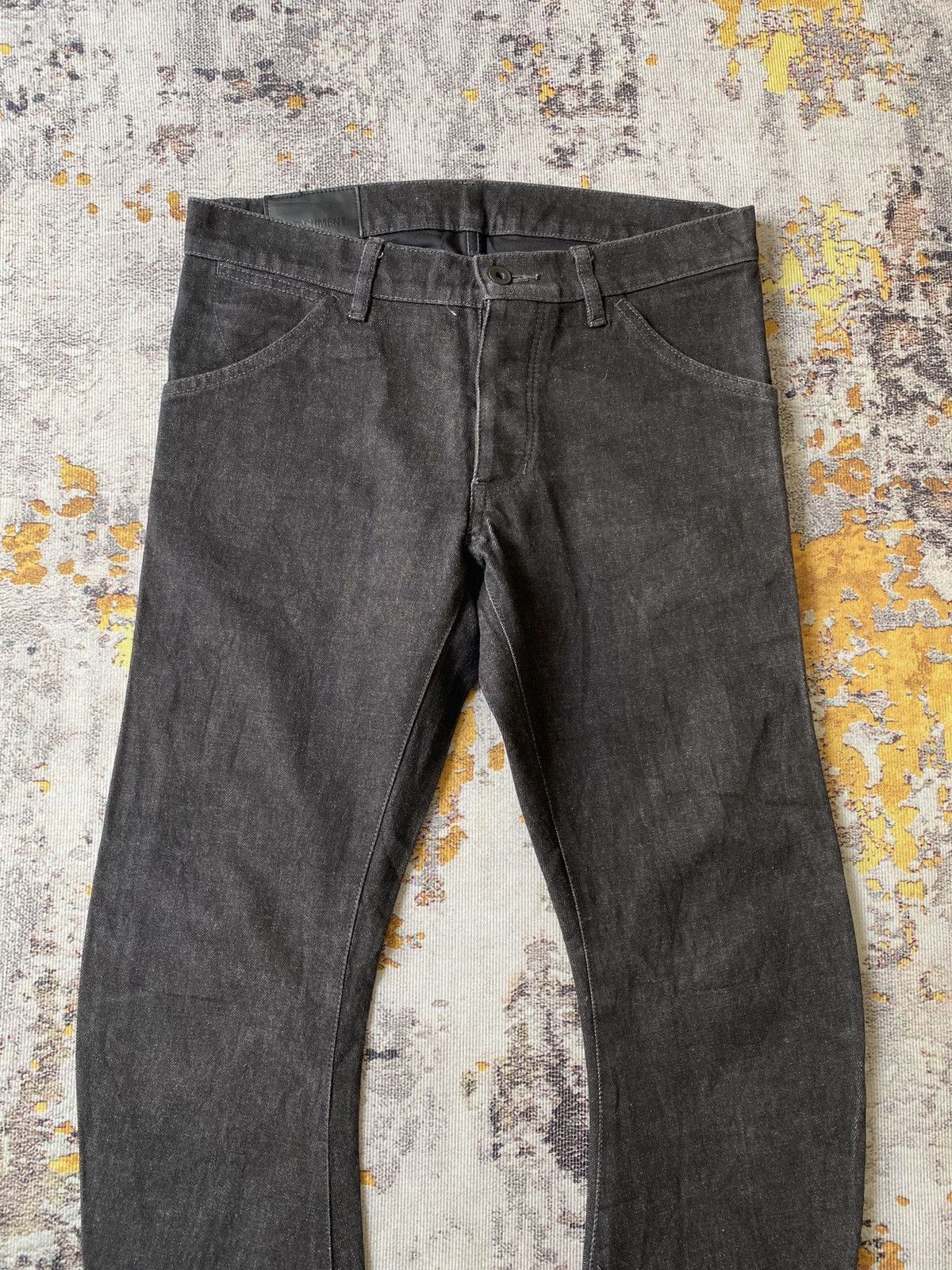 Kazuyuki Kumagai Attachment Attachment Japan Curve Leg Denim Size US 32 / EU 48 - 3 Thumbnail