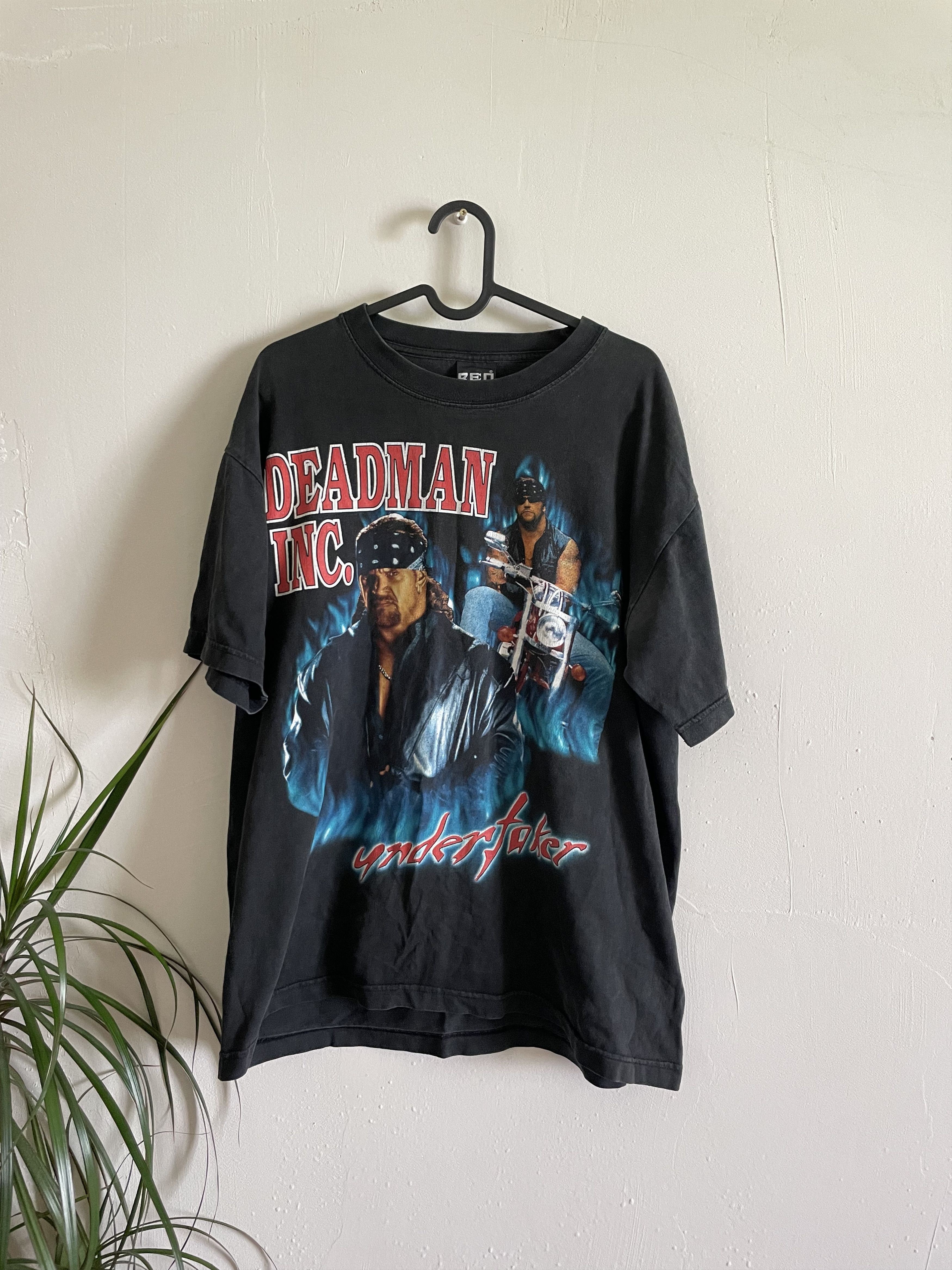 Vintage Undertaker Deadman INC. WWE WWF Wrestling 90s Vintage Tee L Size US L / EU 52-54 / 3 - 1 Thumbnail