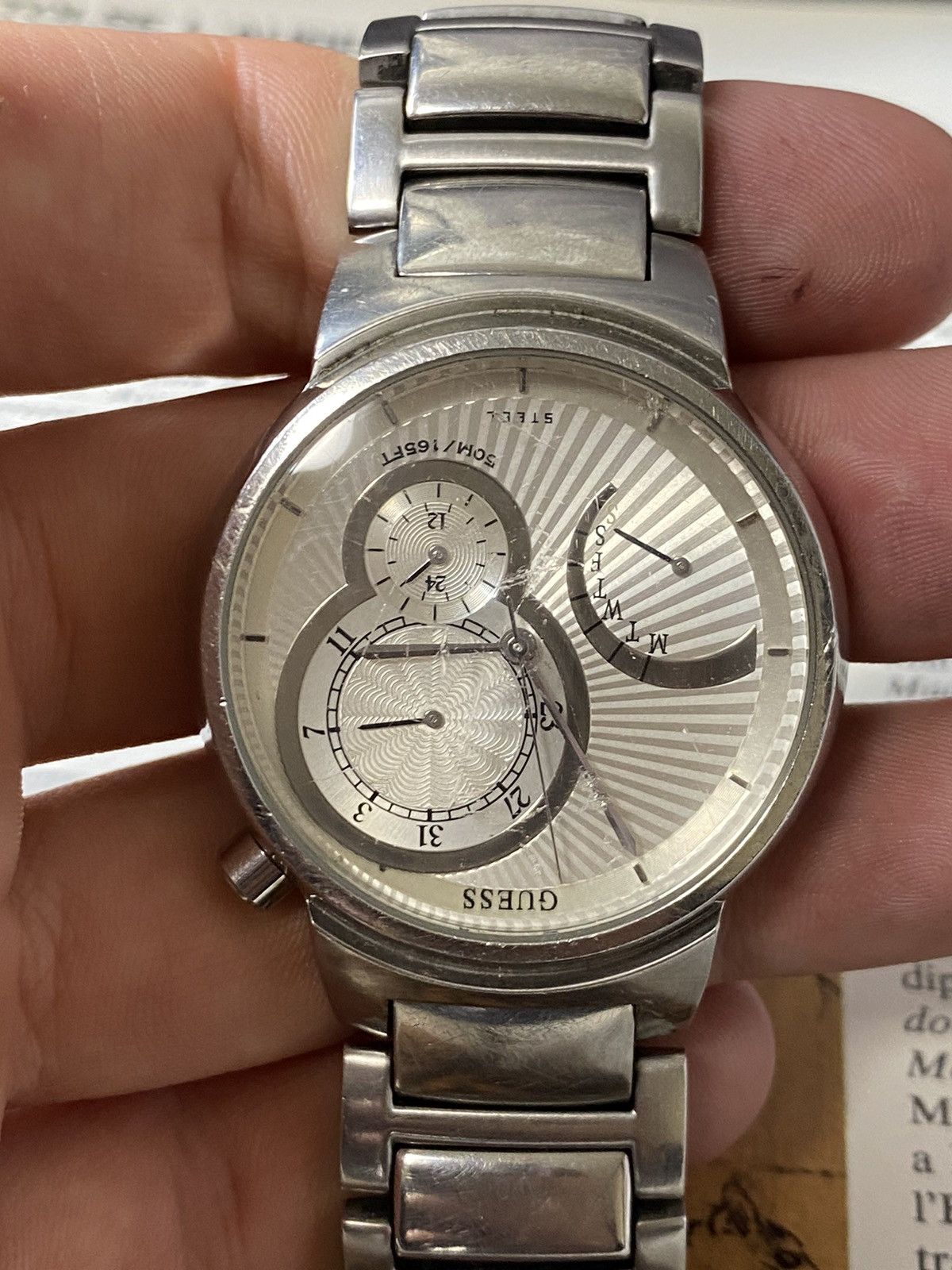 Guess Guess Steel Watch: Stylish Multi-Function Timepiece Size ONE SIZE - 9 Thumbnail