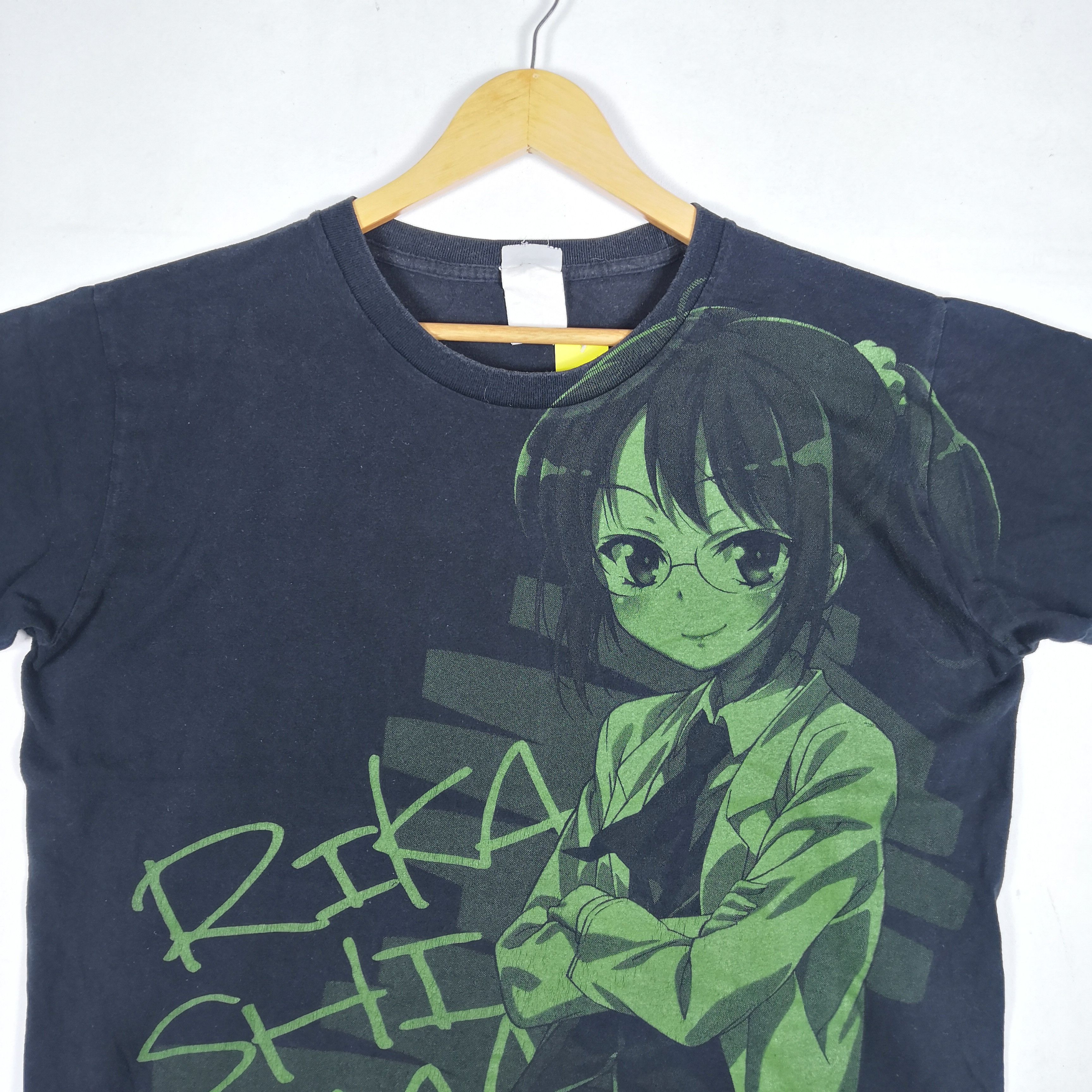 Anime Vintage Y2K Rika Shi Guma T-Shirt Japanese Anime Hentai Tees Size US XL / EU 56 / 4 - 2 Thumbnail