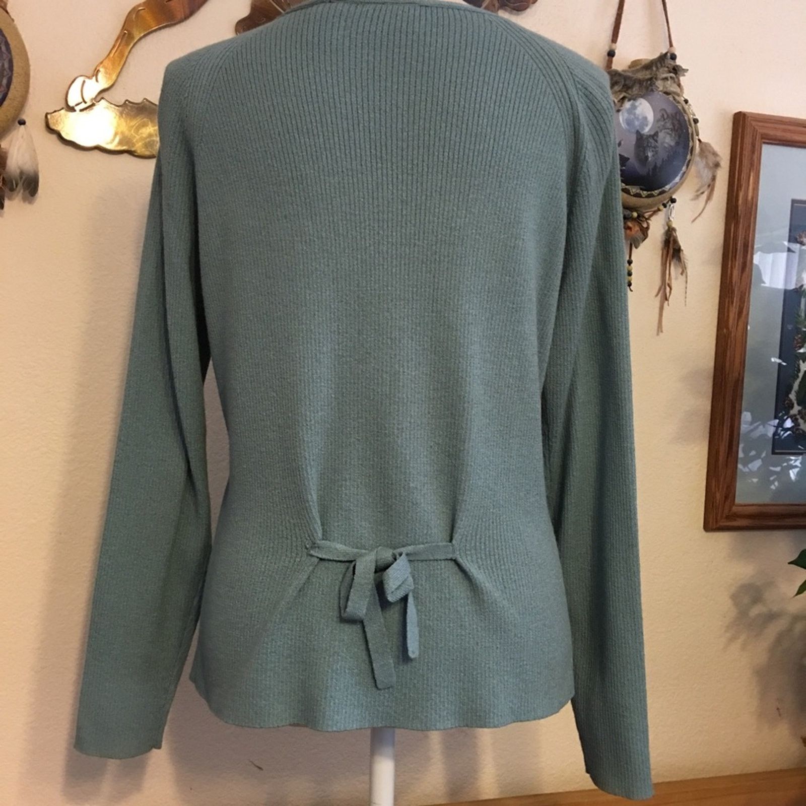 Other Hillard & Hanson blue lightweight button sweater Size M / US 6-8 / IT 42-44 - 5 Thumbnail