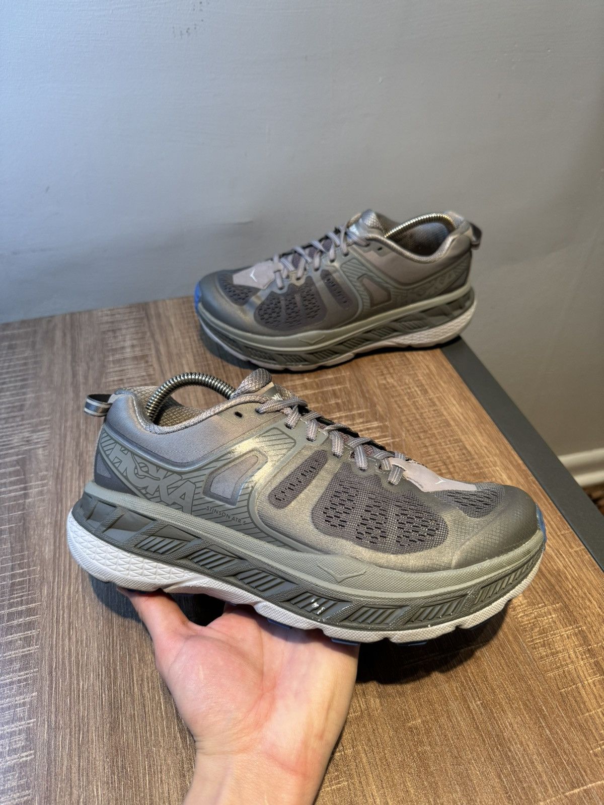 Hoka Hoka One One Womens Stinson ATR 5 1099730 CWDD Gray Sz 9 Size US 9 / IT 39 - 1 Thumbnail