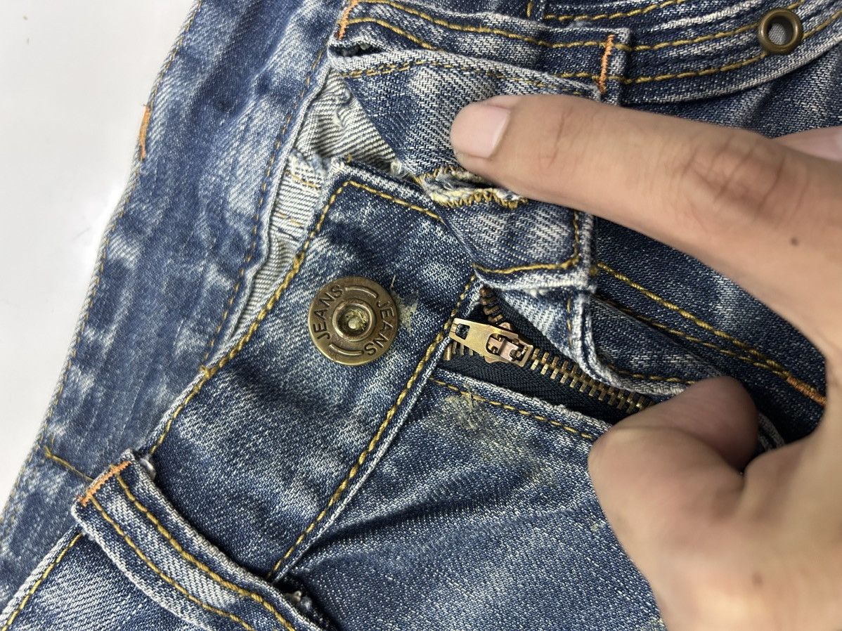 Japanese Brand × Vintage Vintage PRESS Japanese Denim Faded Distressed Jeans Size US 30 / EU 46 - 13 Thumbnail