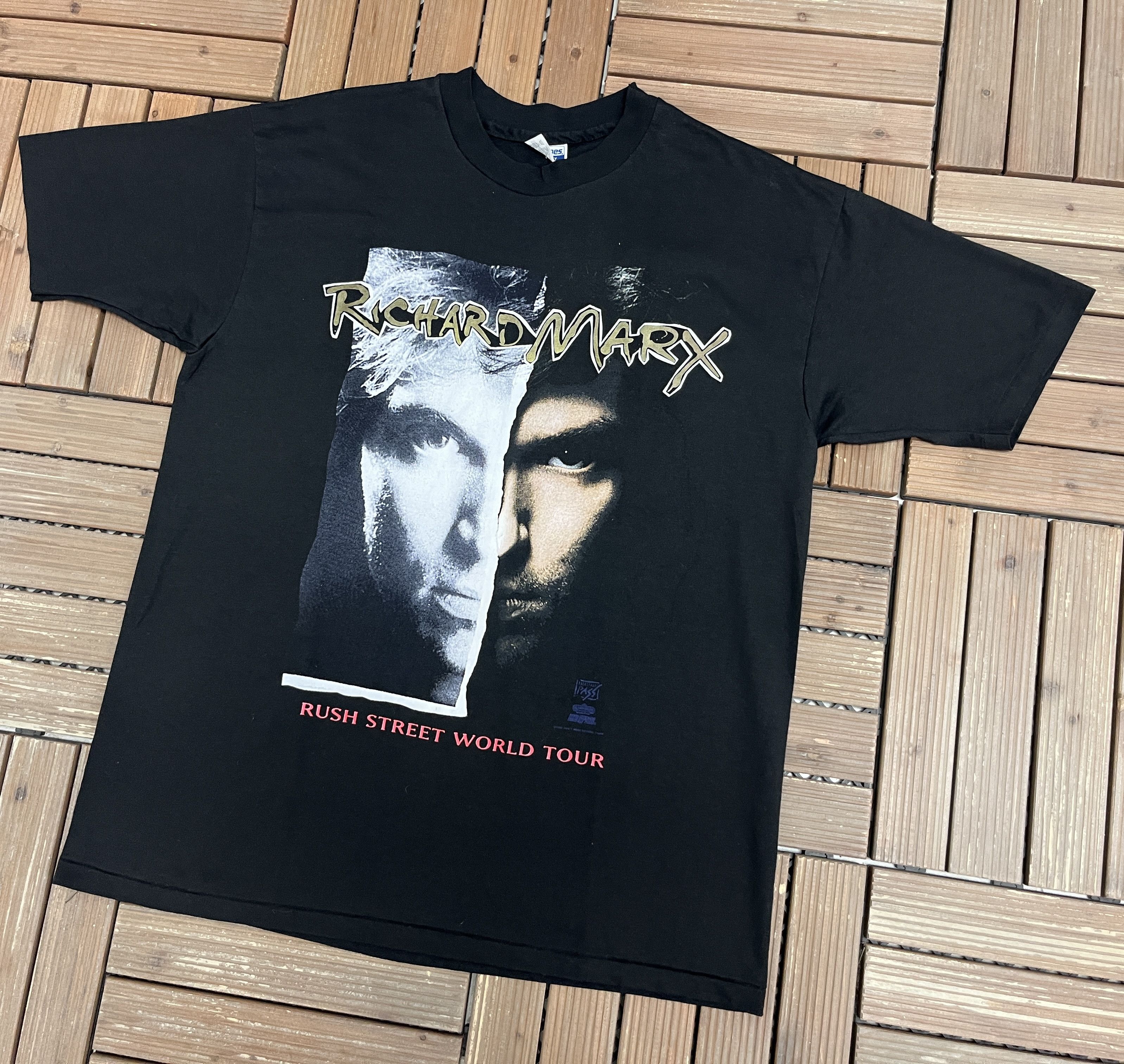 Vintage Richard Marx Rush Street World Tour Vintage T-Shirt Tee Size US XL / EU 56 / 4 - 3 Thumbnail