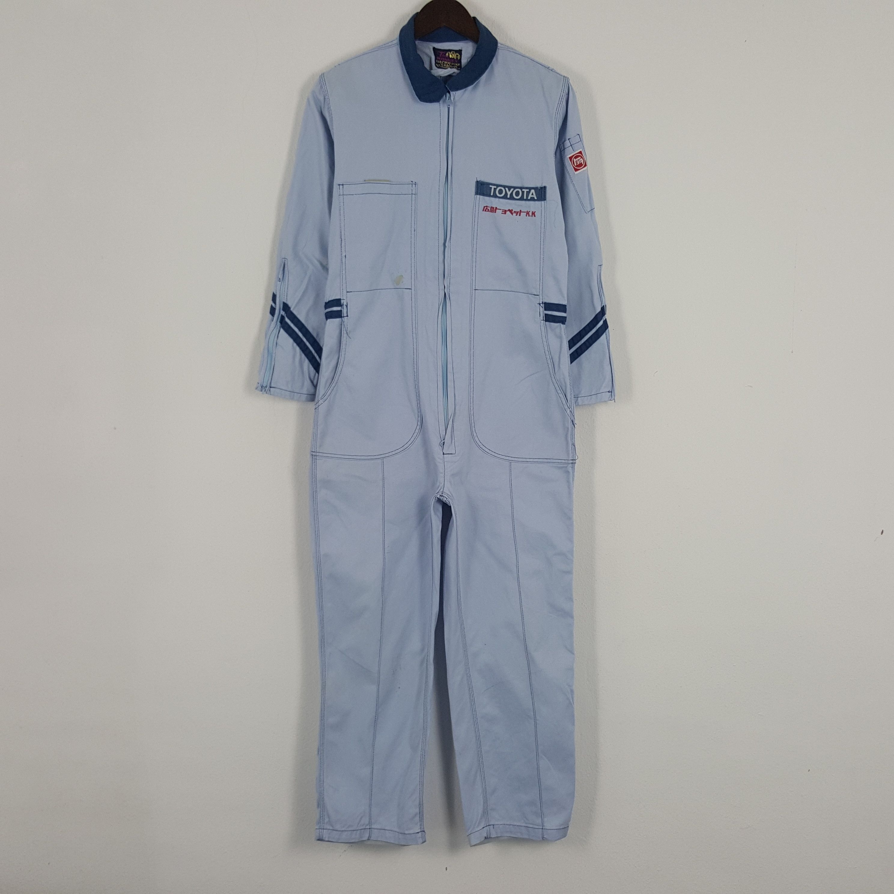 Vintage Toyota Racing Jumpsuit Uniform Coverall Jacket