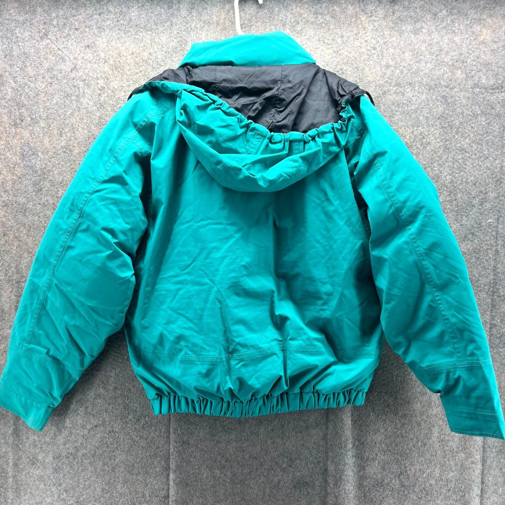 Eddie Bauer VINTAGE Eddie Bauer Jacket Mens Large Teal Blue Goose Down Puffer Hooded Nylon Size US L / EU 52-54 / 3 - 2 Thumbnail