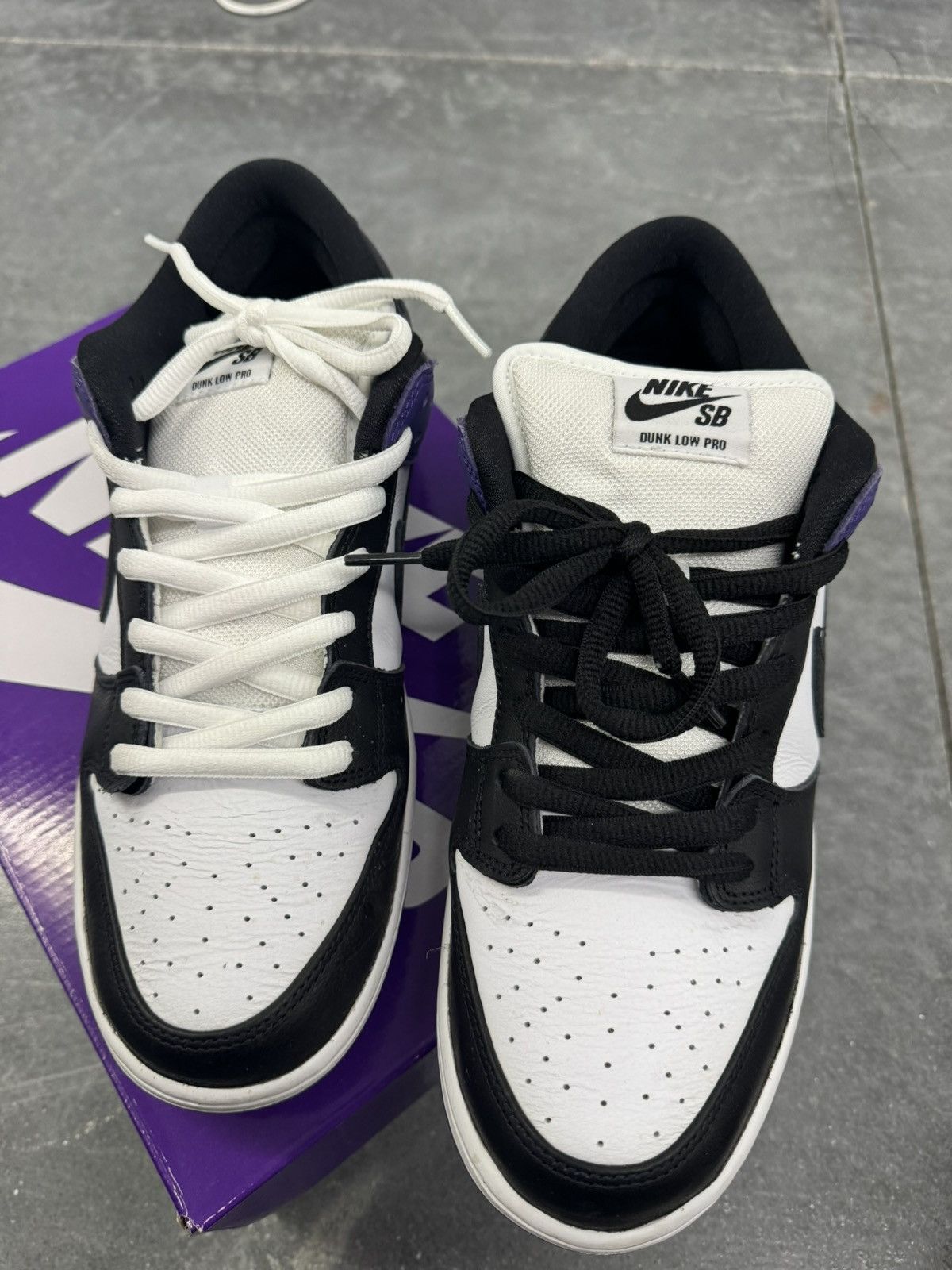 Nike SB Nike Dunk SB Purple Size US 11 / EU 44 - 6 Thumbnail