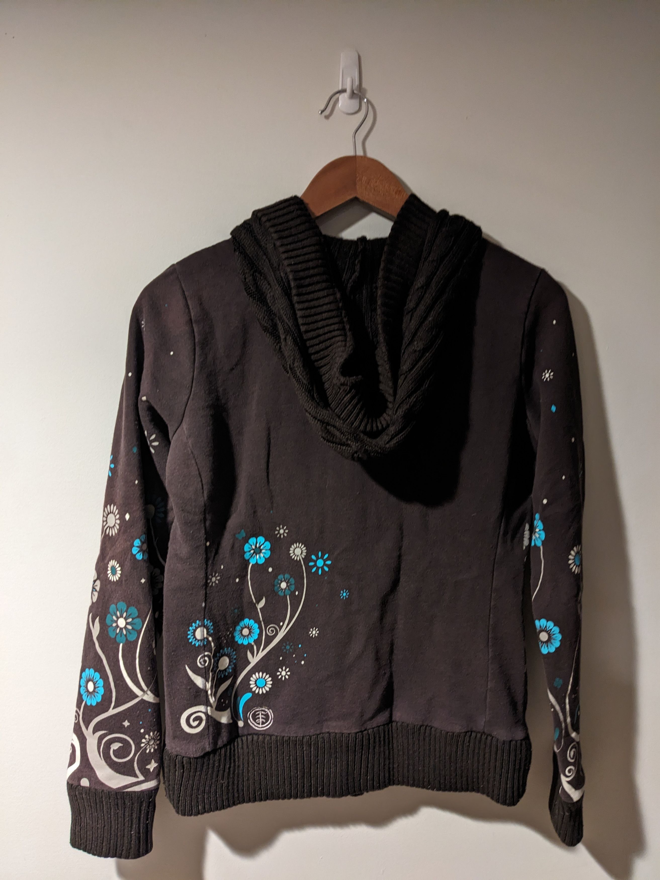 Element × Vintage Vintage Y2K Element Floral Womans RARE Full Zip Hoodie Size M / US 6-8 / IT 42-44 - 5 Thumbnail