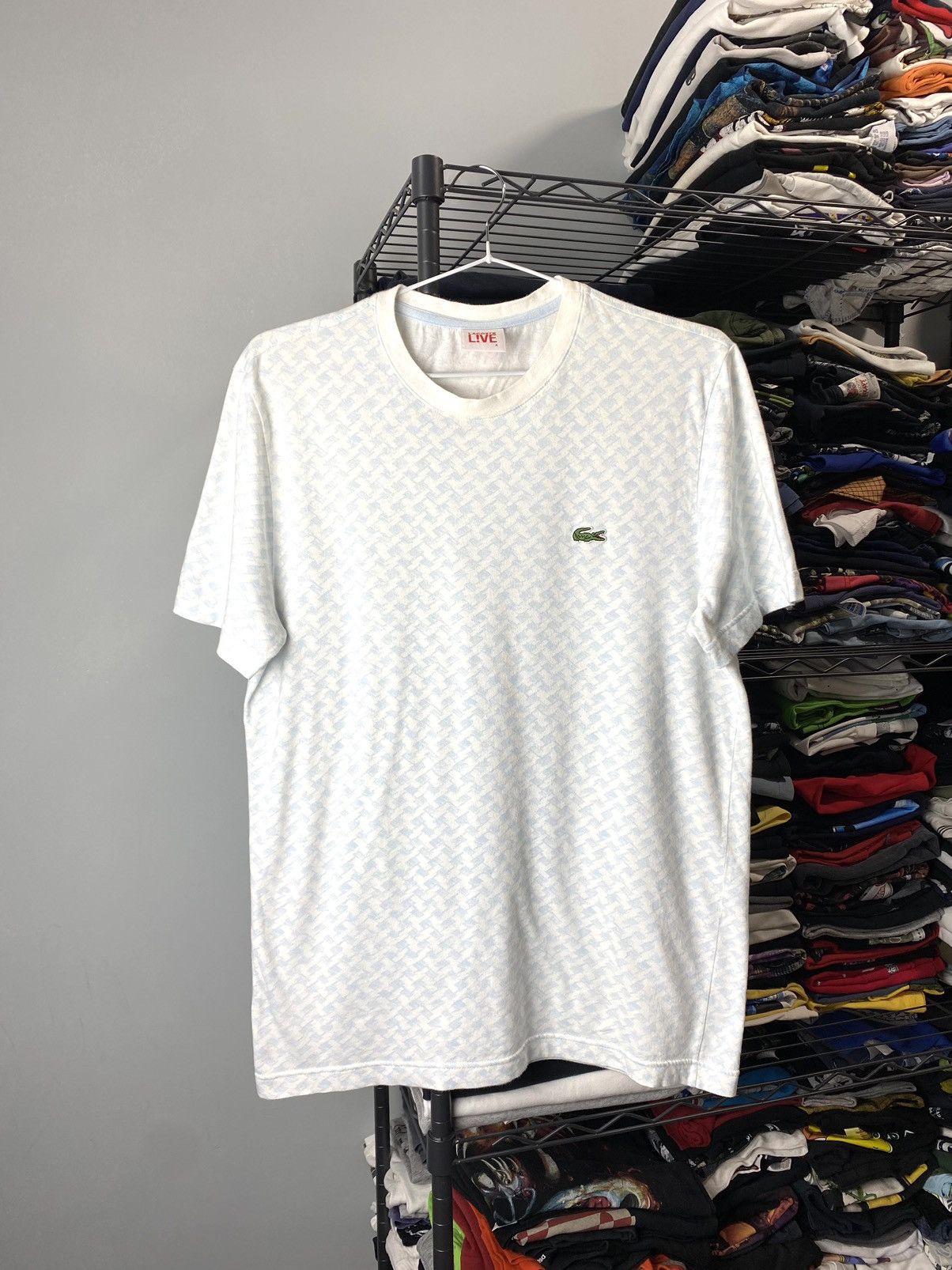 Lacoste Lacoste Live Pattern T Shirt Size US M / EU 48-50 / 2 - 1 Thumbnail
