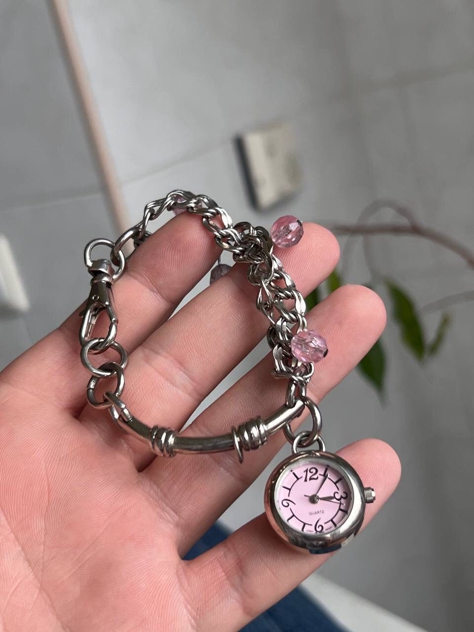 Japanese Brand × Vintage Vintage Japanese style Chain Metal futuristic Watch Bracelet Size ONE SIZE - 4 Thumbnail