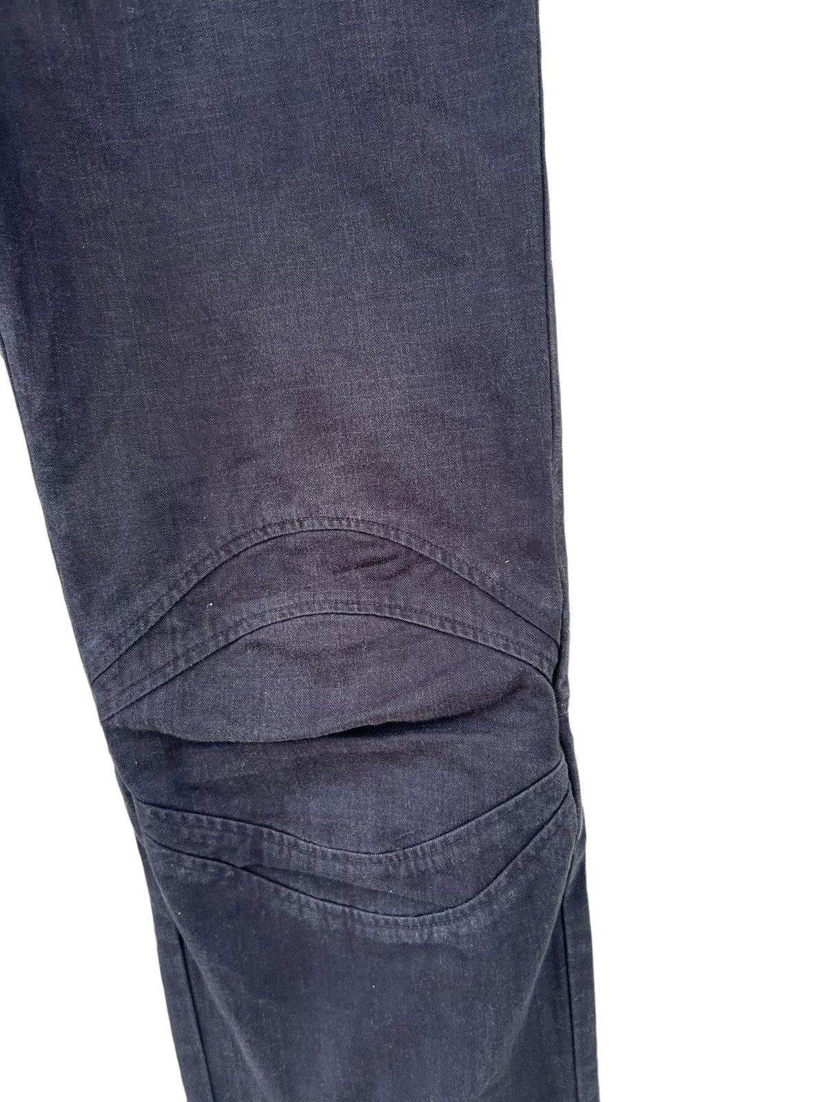 Designer Vintage MANIAC WORKS Japan Knee Patch Fade Black Pant Size US 34 / EU 50 - 12 Thumbnail