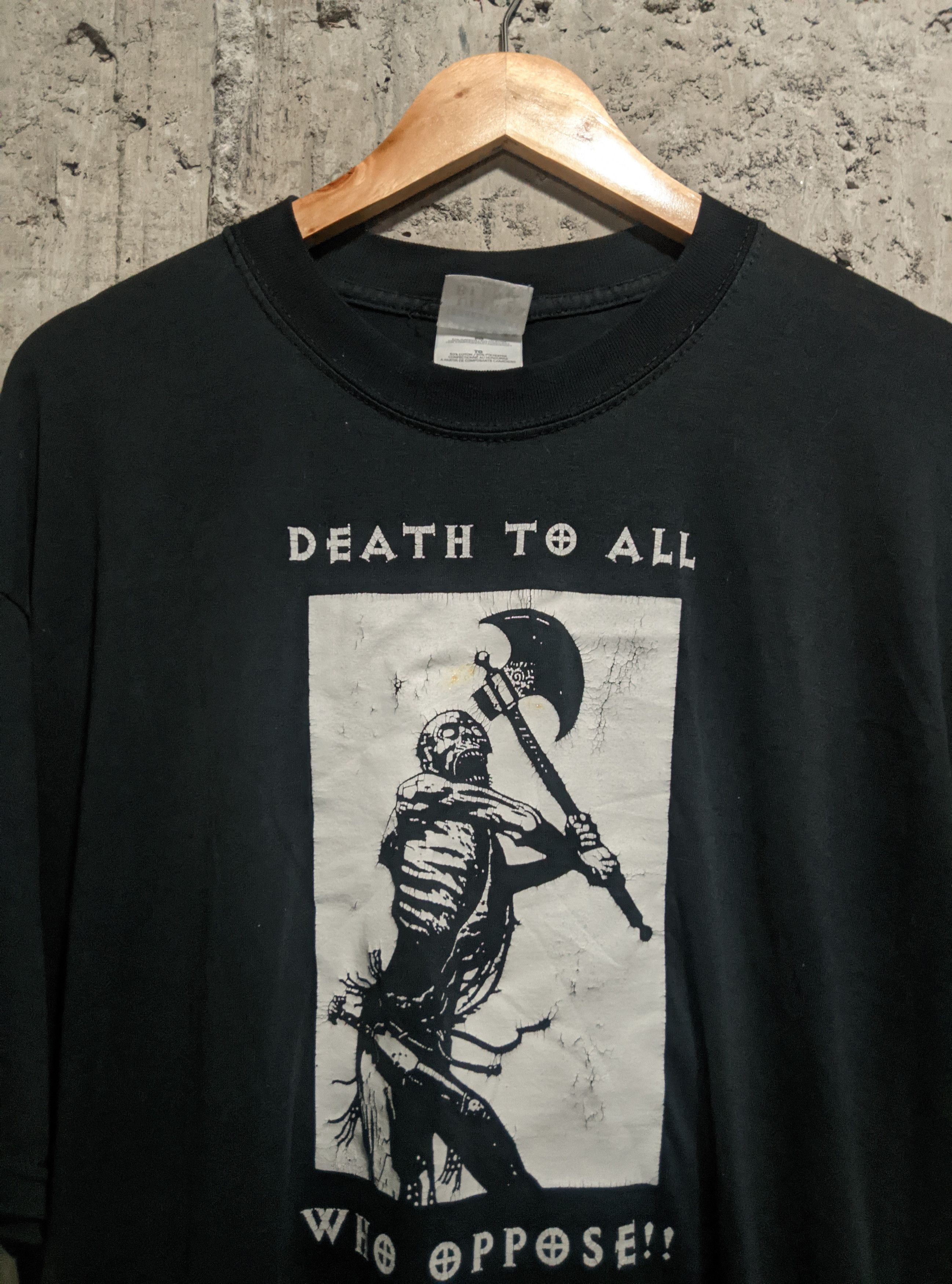 Band Tees Vintage 90s death to all reing of terror metal t shirt Size US XL / EU 56 / 4 - 4 Thumbnail