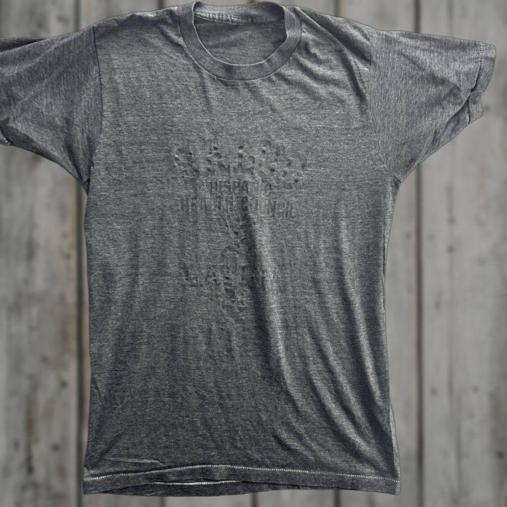 Anvil VINTAGE SEMHC Hispanic Health Council Shirt Mens Large Gray 80s Charity Event Tee Size US L / EU 52-54 / 3 - 1 Thumbnail