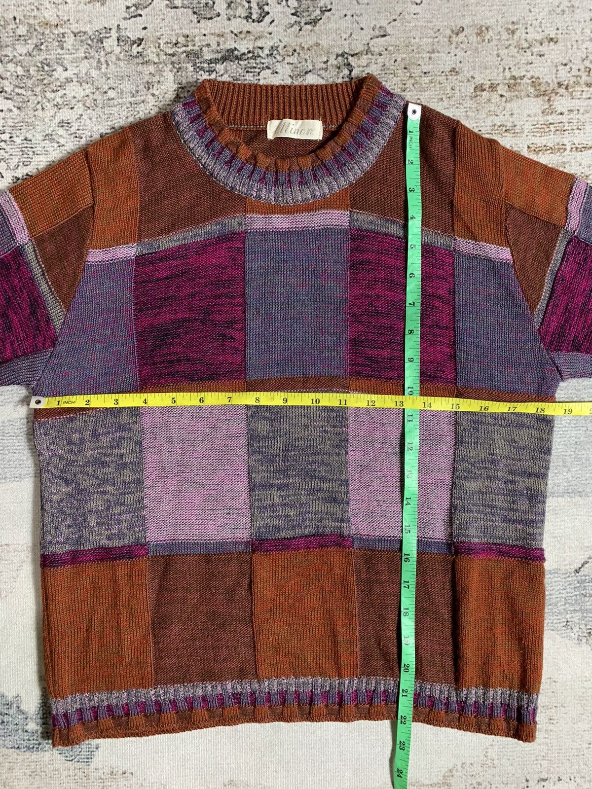 Vintage 2000s Undefined Minon Patchwork Knitwear Size US M / EU 48-50 / 2 - 6 Thumbnail