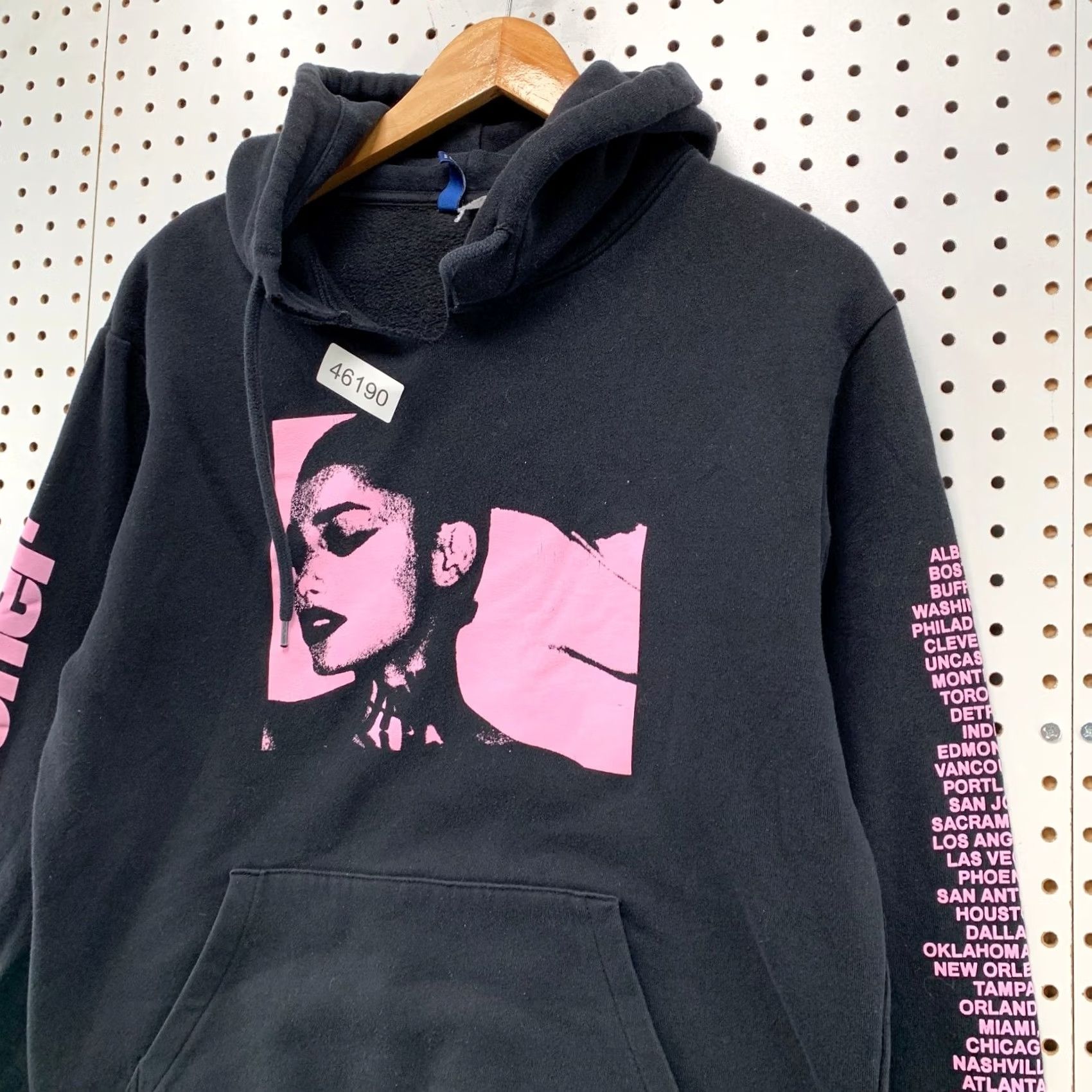 Vintage 23. Keywords: Included relevant (Hoodie, Sweatshirt, Long Sleeve, Black, Fleece) Size S / US 4 / IT 40 - 6 Thumbnail