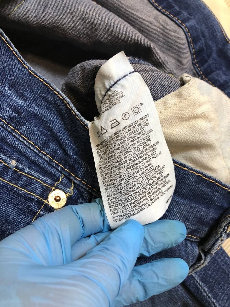 Levi's Light Wash Jeans 90s Levi's 901 Distressed Faded Size US 34 / EU 50 - 3 Thumbnail