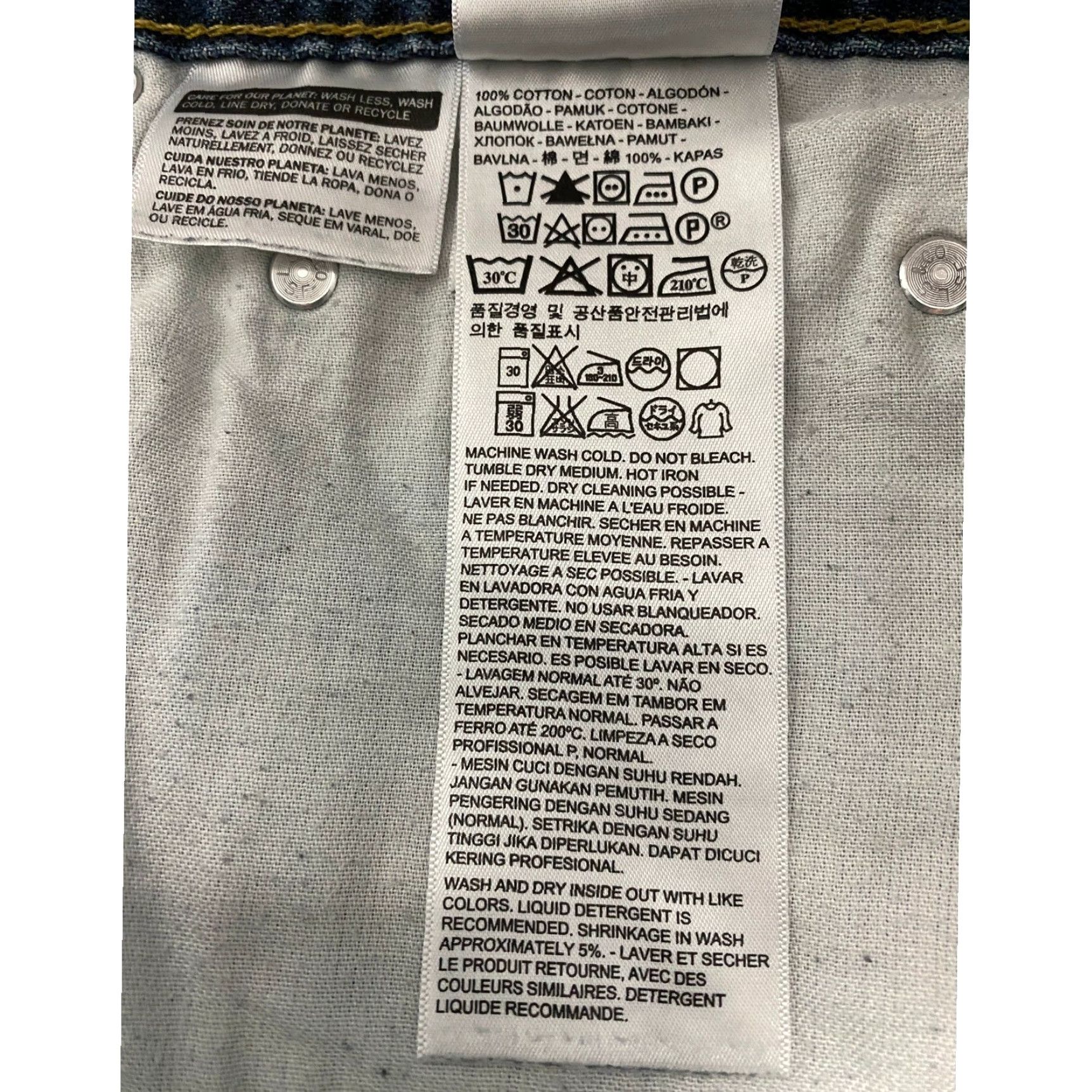 Levi's Levis 559 Jeans Men's Size 31×30 Blue Relaxed Straight 100% Cotton Size US 31 - 6 Thumbnail