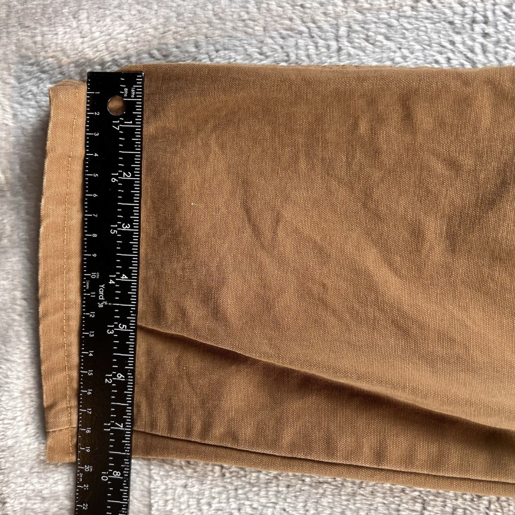 Wrangler Wrangler Rugged Wear Pants Mens 34x34 Canvas Khaki Brown Workwear Straight Jeans Trousers 31100AN Size US 34 / EU 50 - 4 Thumbnail