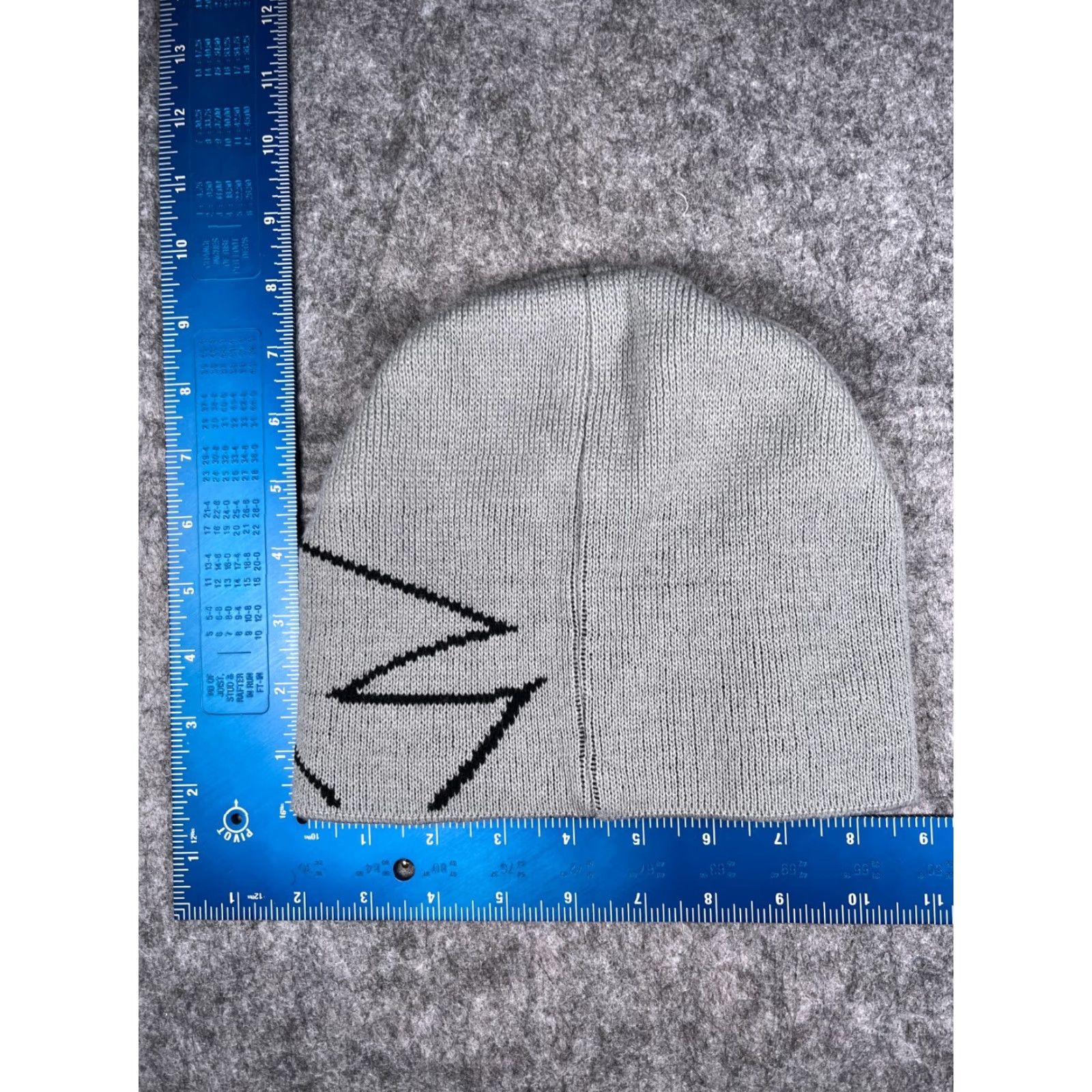 Vintage Biome Racing Beanie Toque Adult One Size Gray Knit 100% Acrylic Ski Outdoors Size ONE SIZE - 3 Thumbnail