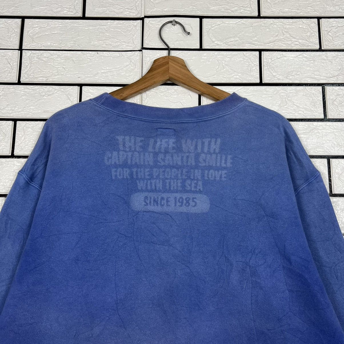 Japanese Brand Vintage CAPTAIN SANTA Smile Big Logo Sweatshirt #4198-C192 Size US L / EU 52-54 / 3 - 13 Thumbnail