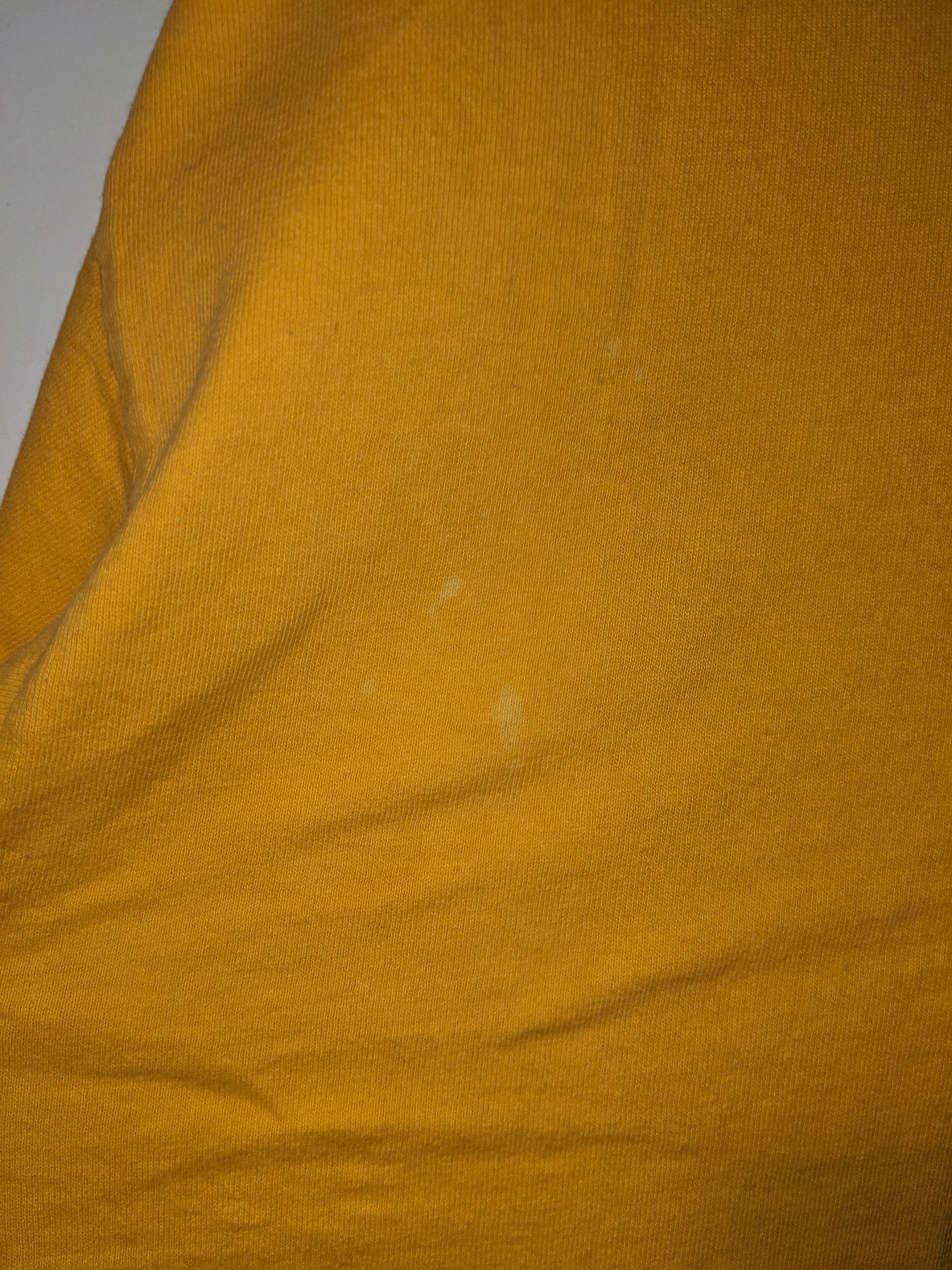 Nike × Vintage Vintage Y2K Nike Center Swoosh Yellow Large T-Shirt Size US L / EU 52-54 / 3 - 4 Thumbnail