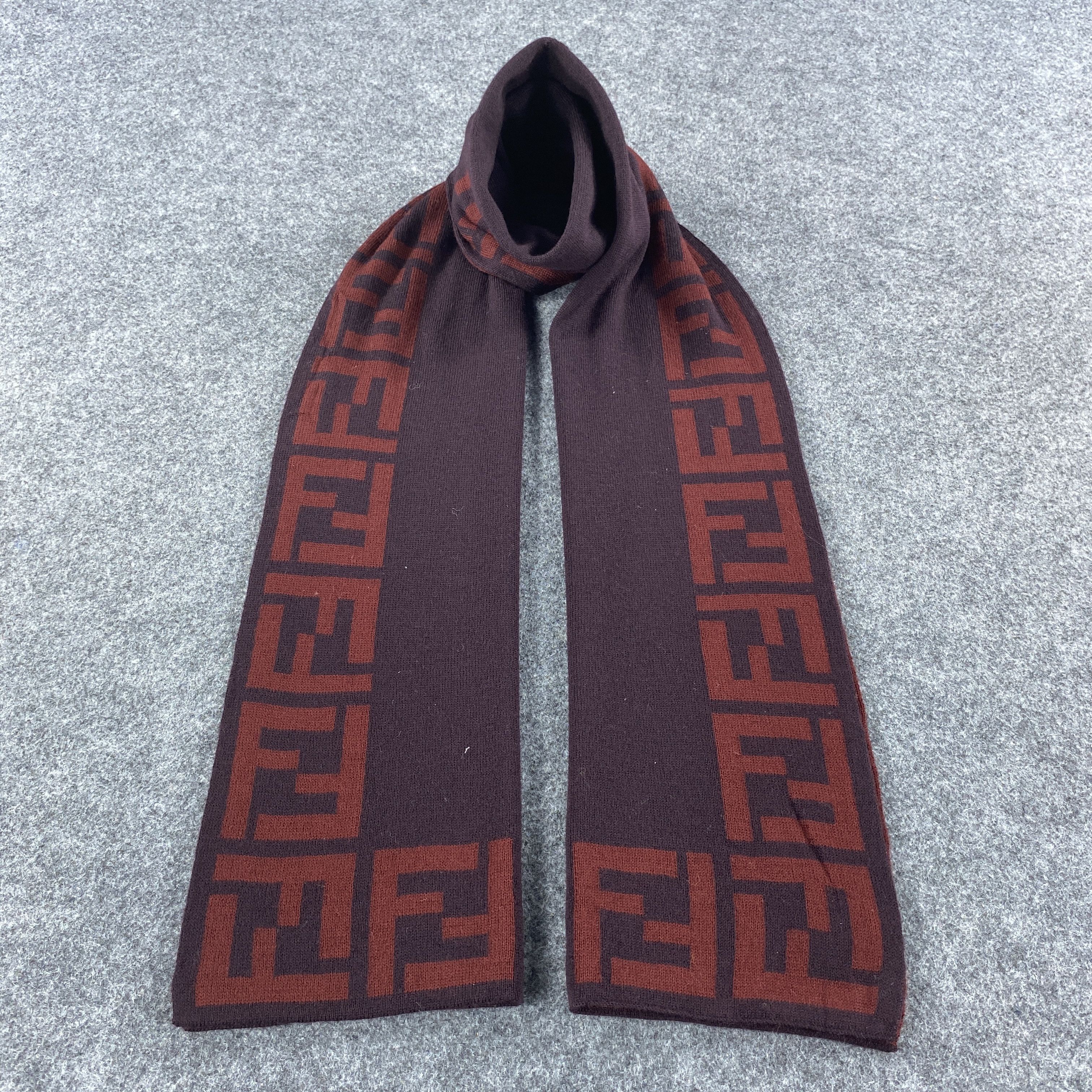 Fendi × Vintage FENDI Scarf # Muffler # Neckwear # D462 Size ONE SIZE - 1 Thumbnail