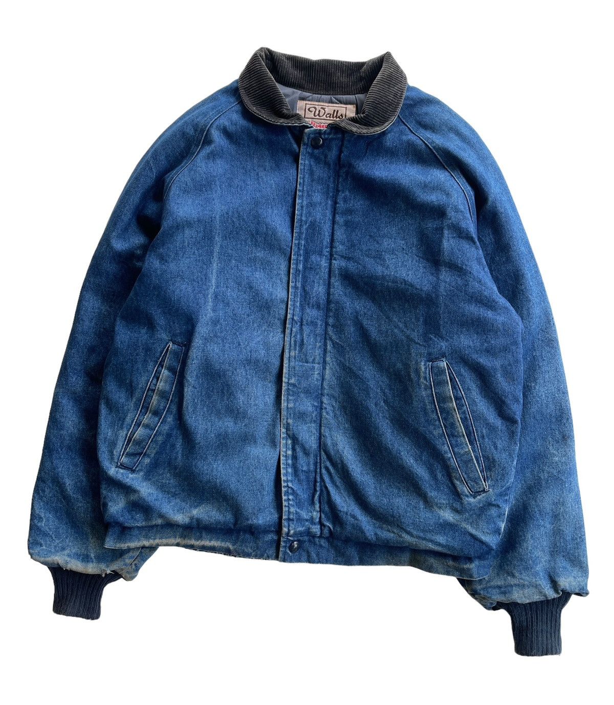 Vintage Vintage 90s Walls Quilted Bomber Jacket Size US M / EU 48-50 / 2 - 2 Thumbnail