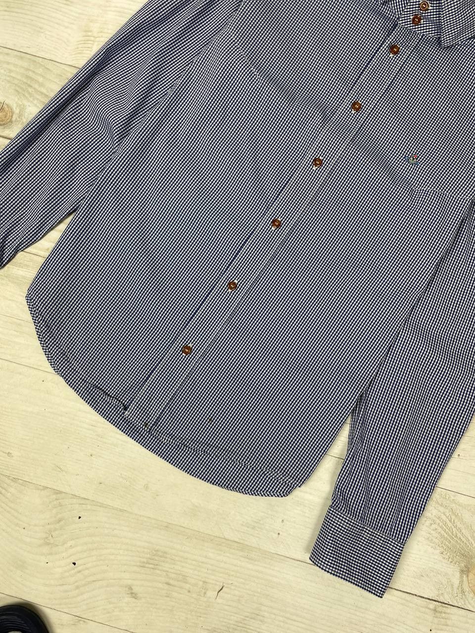 Vivienne Westwood Vivienne Westwood Shirt Buttons Long Sleeve Striped Luxury Size US L / EU 52-54 / 3 - 8 Thumbnail