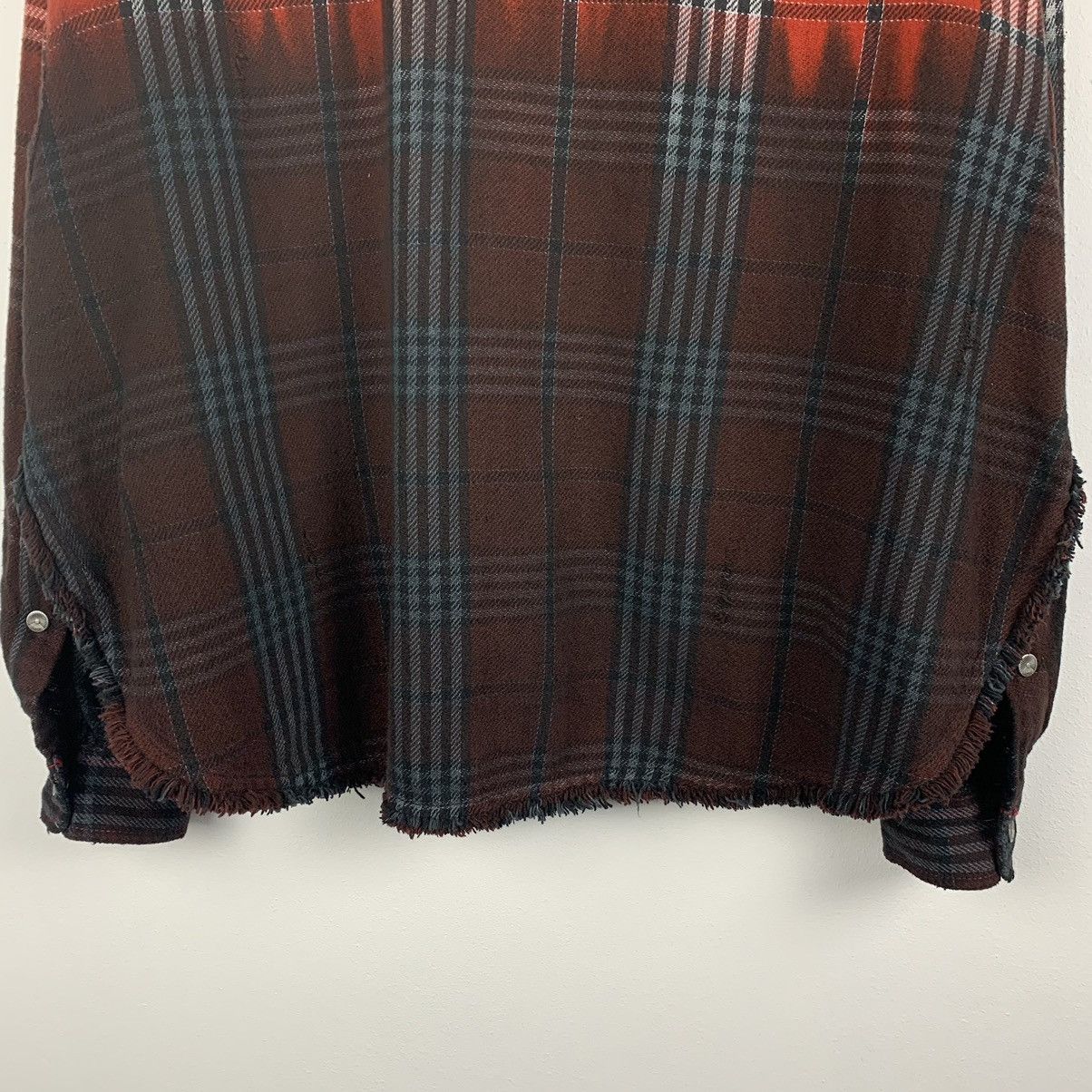 Diesel Diesel Avant Garde Punk Blouse Shirt Plaid Multi Pocket Y2K Size S / US 4 / IT 40 - 12 Thumbnail