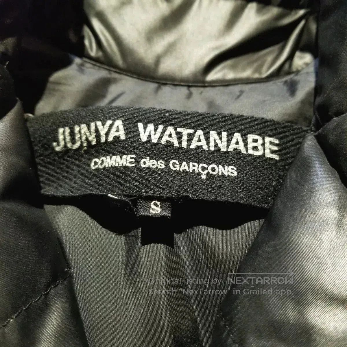 Junya Watanabe black cropped down jacket by Junya Watanabe. Size US S / EU 44-46 / 1 - 2 Thumbnail