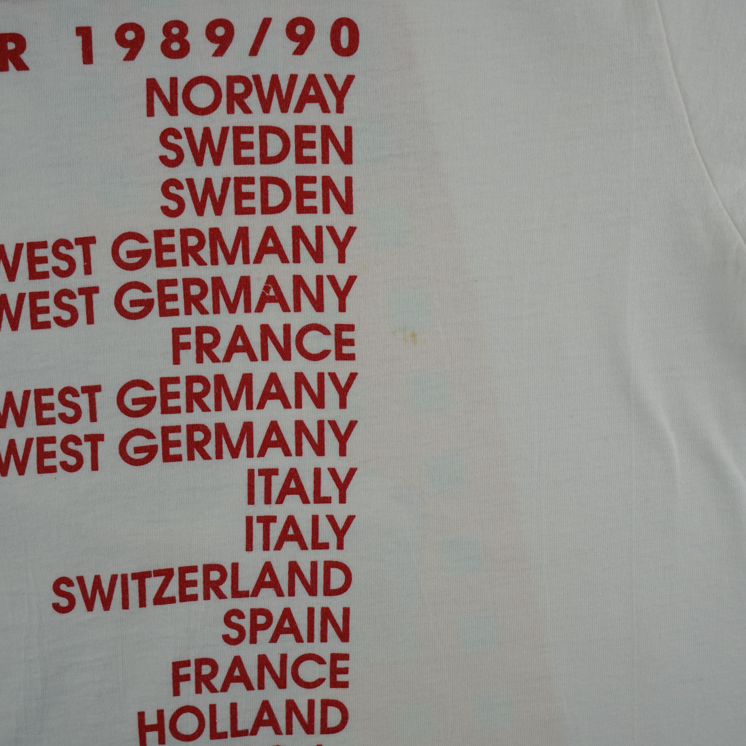 Band Tees × Vintage Vintage 1989/90 The Paul McCartney World Tour T Shirt Size US M / EU 48-50 / 2 - 10 Thumbnail