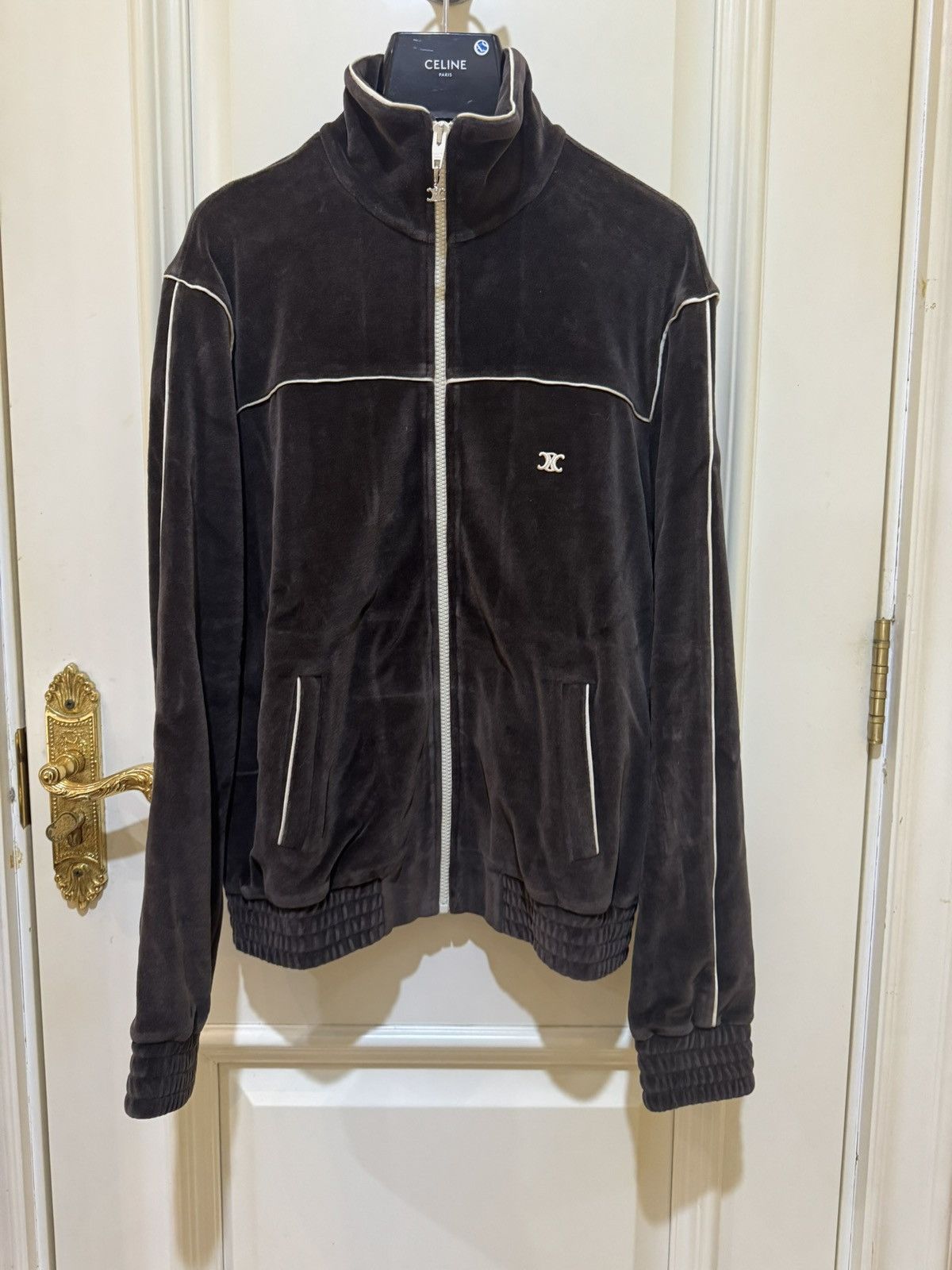 Celine Celine velvet jacket Size US S / EU 44-46 / 1 - 1 Thumbnail