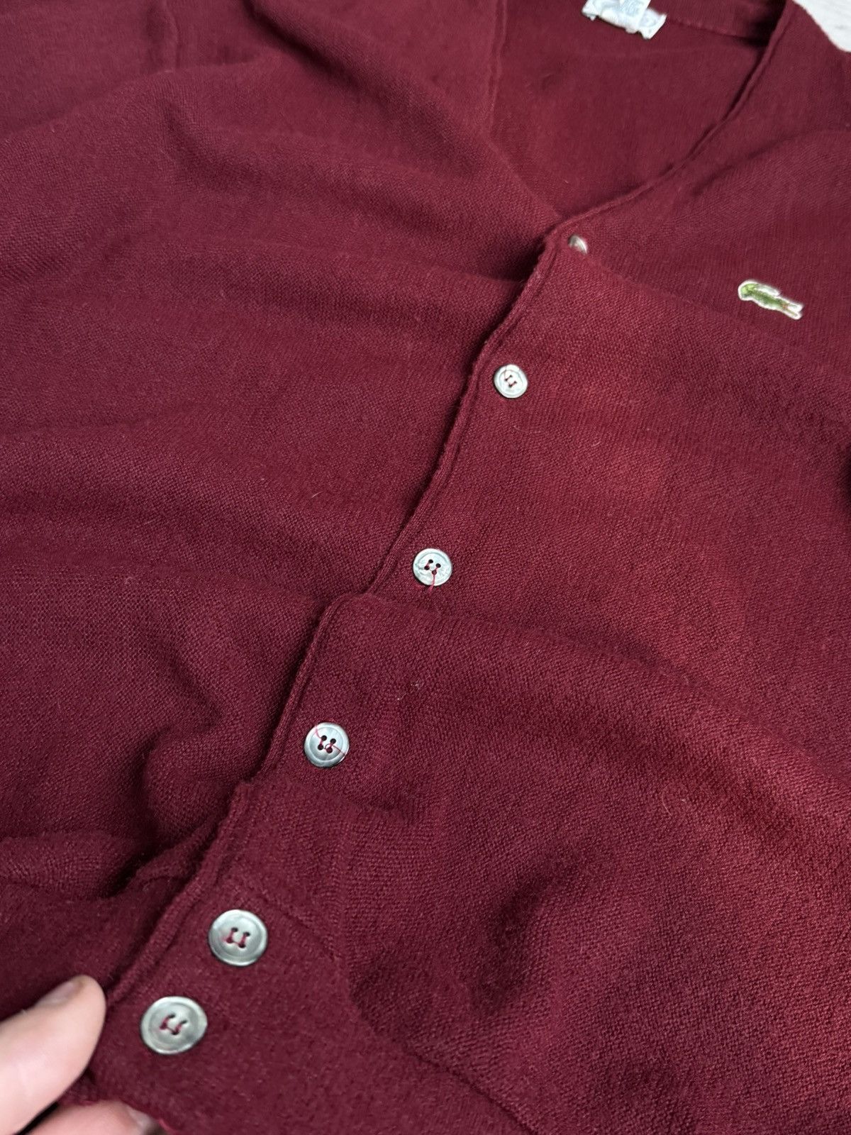 Lacoste Vintage Lacoste 80’s made in USA sweater cardigan Size US L / EU 52-54 / 3 - 3 Thumbnail