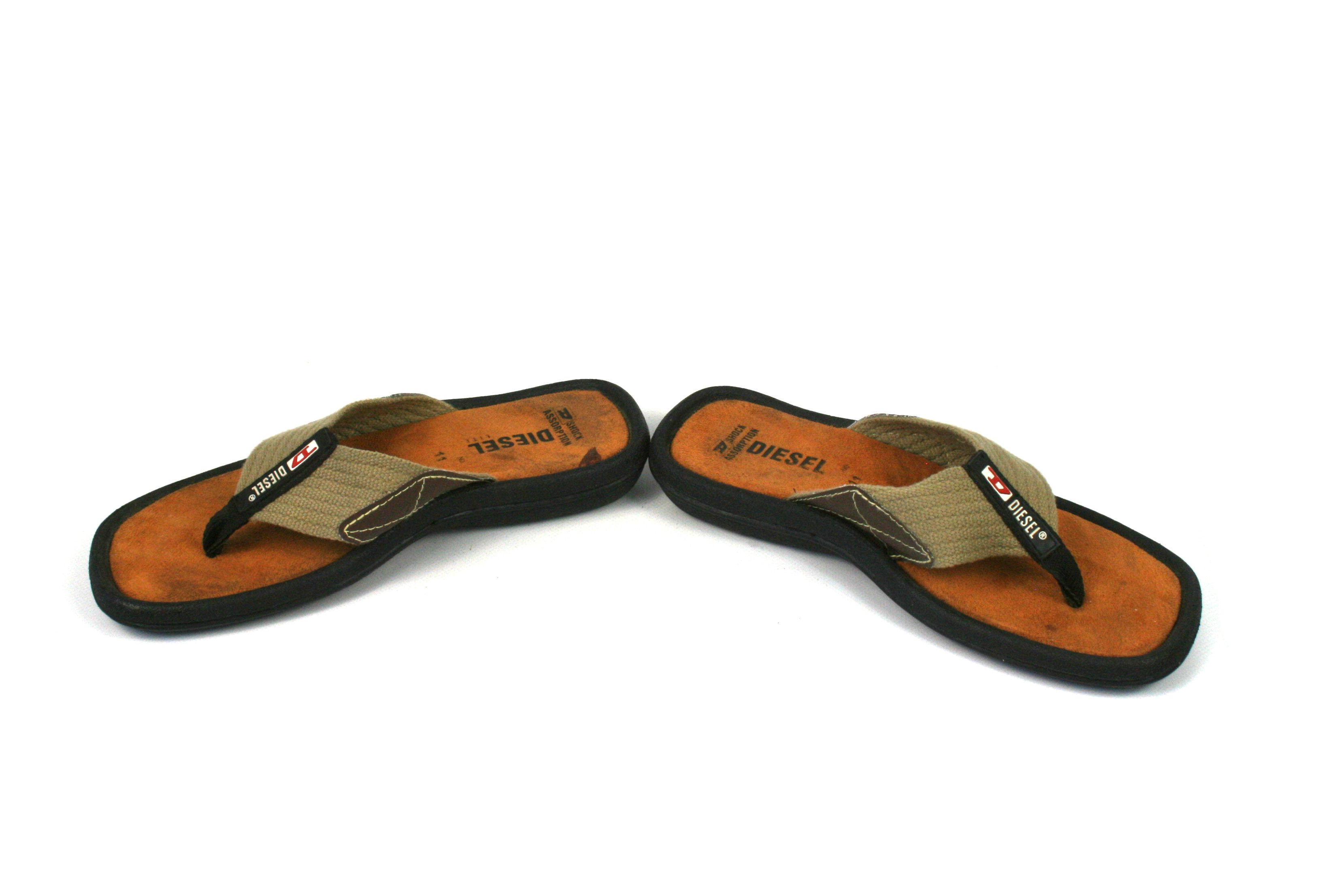 Diesel 00S Logo Y2K Flip Flops Vintage Size US 6 / EU 39 - 4 Thumbnail